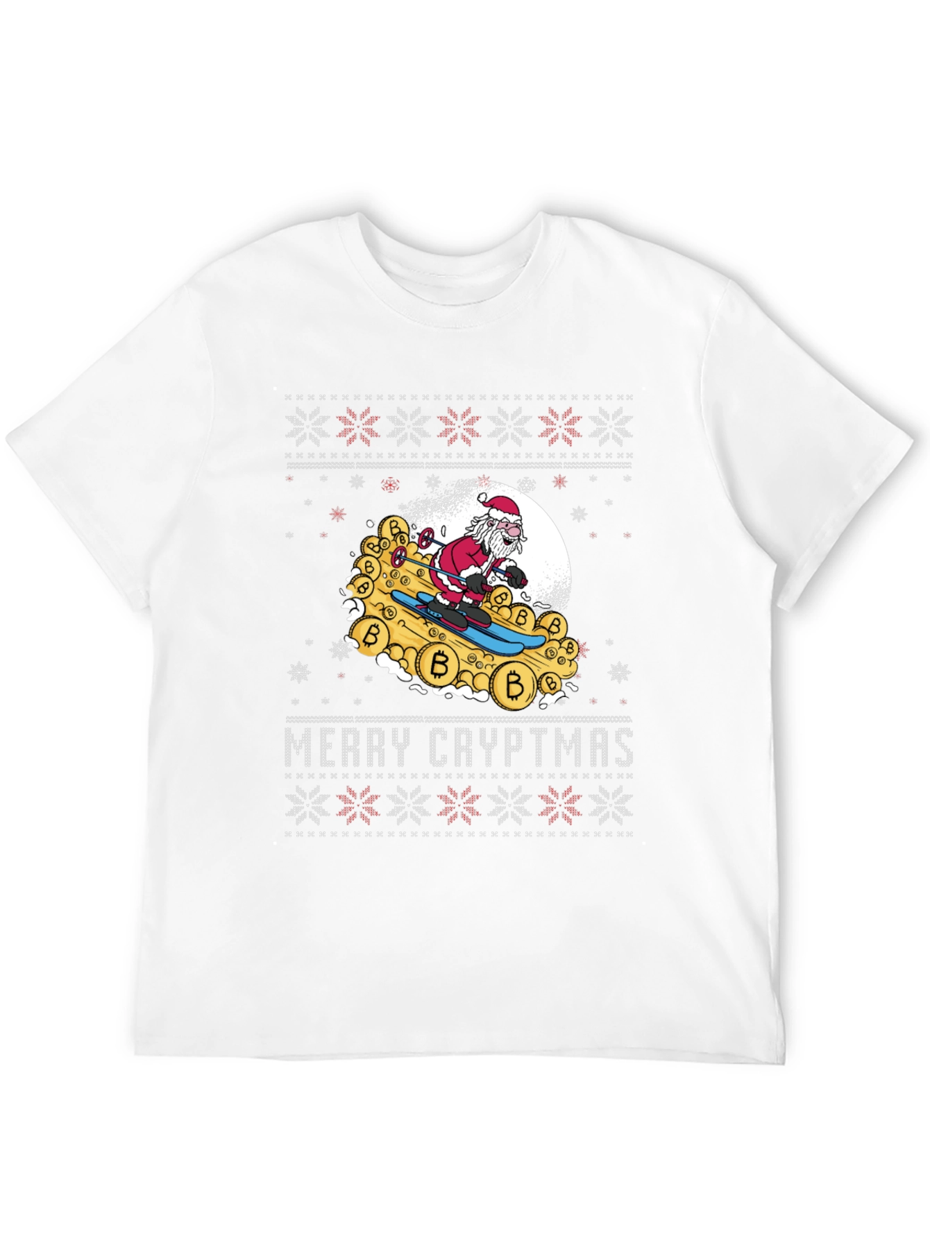 Merry Cryptmas T-Shirt - Crypto Santa Tee