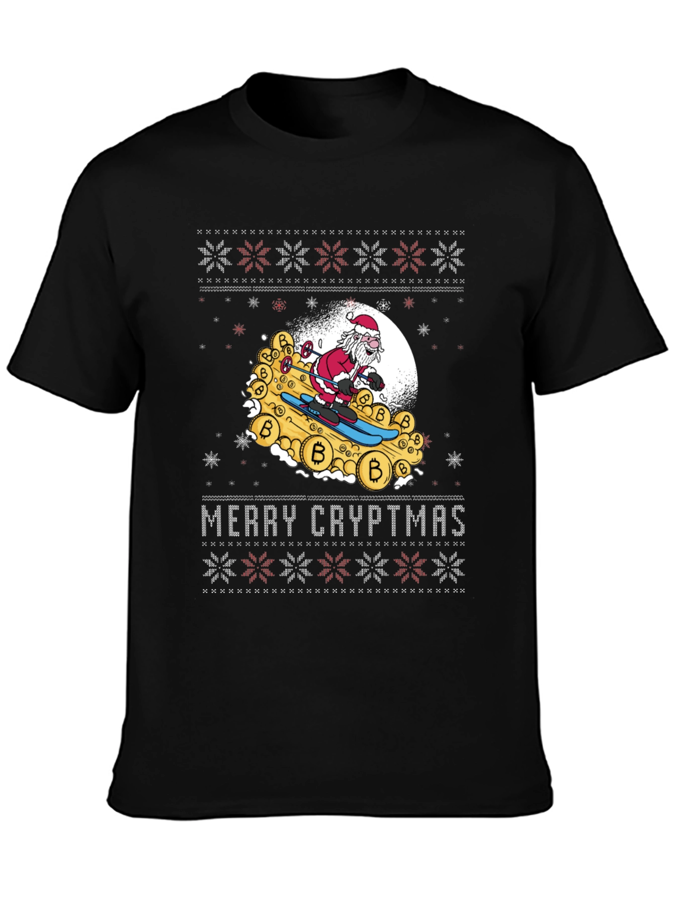 Merry Cryptmas T-Shirt - Crypto Santa Tee