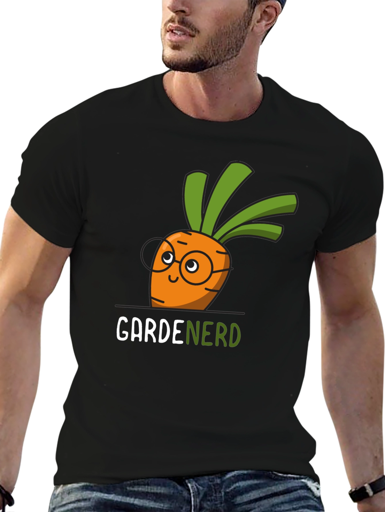 Gardenerd Carrot T-Shirt - Funny Garden Lover Tee