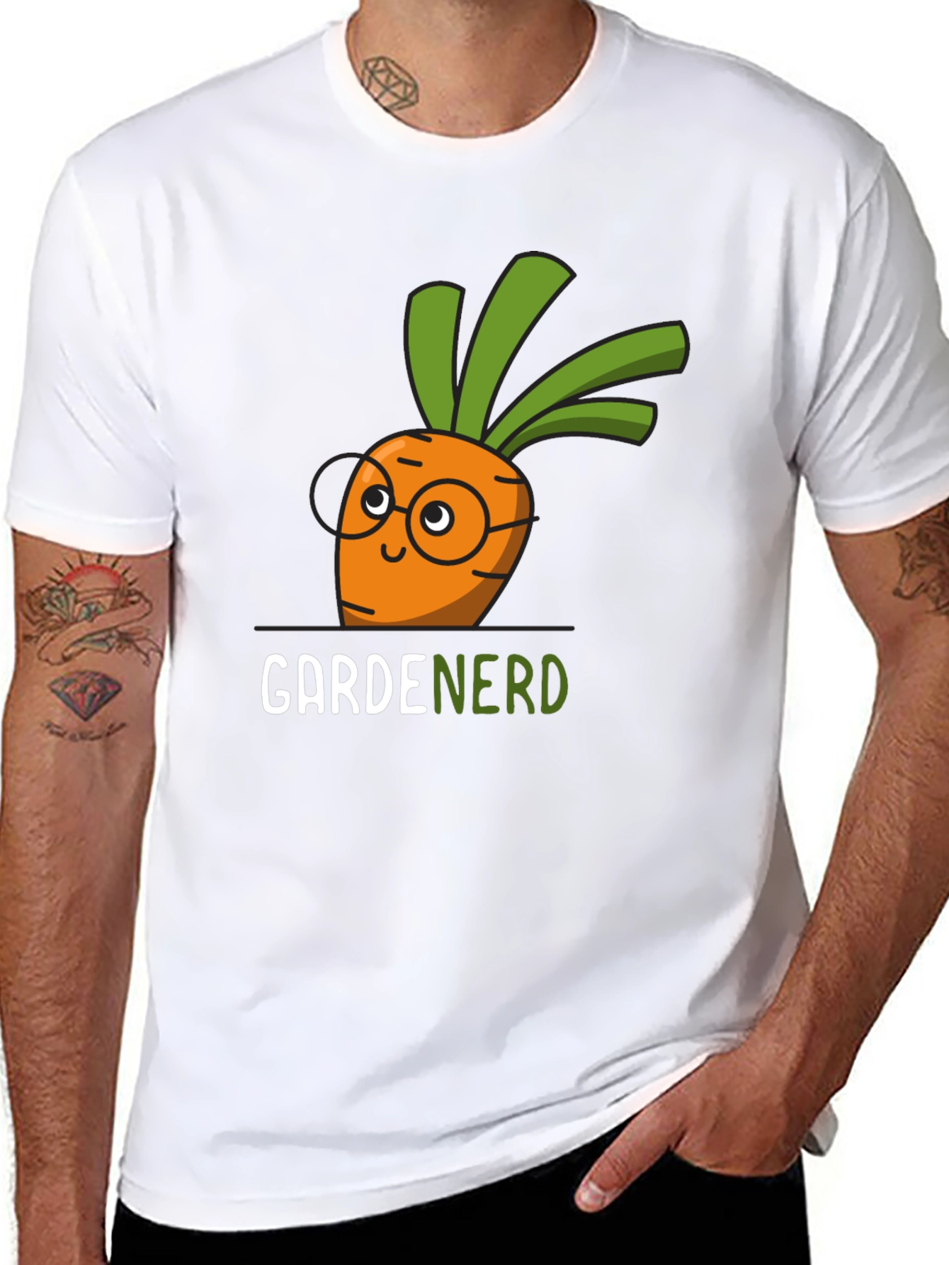 Gardenerd Carrot T-Shirt - Funny Garden Lover Tee