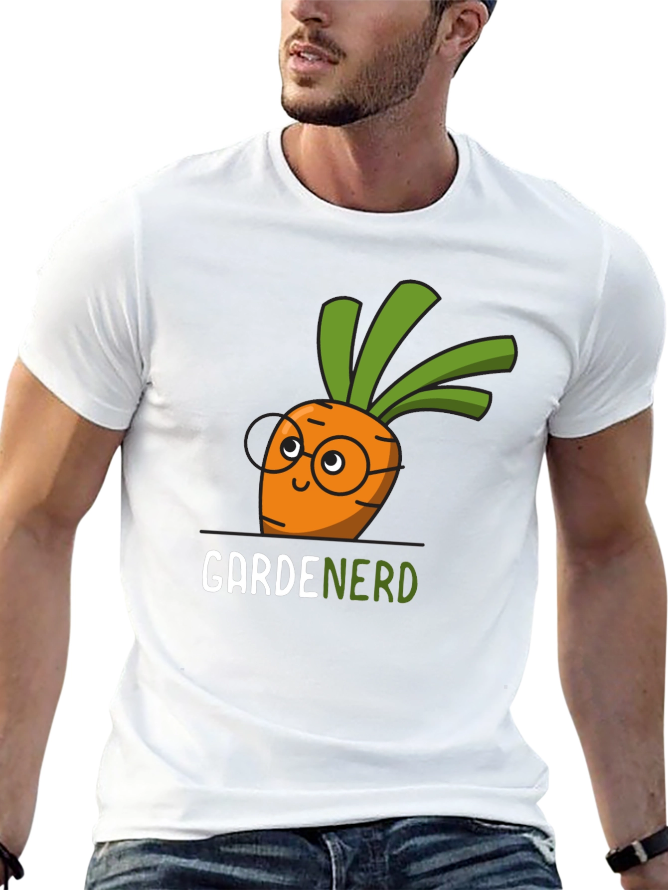 Gardenerd Carrot T-Shirt - Funny Garden Lover Tee