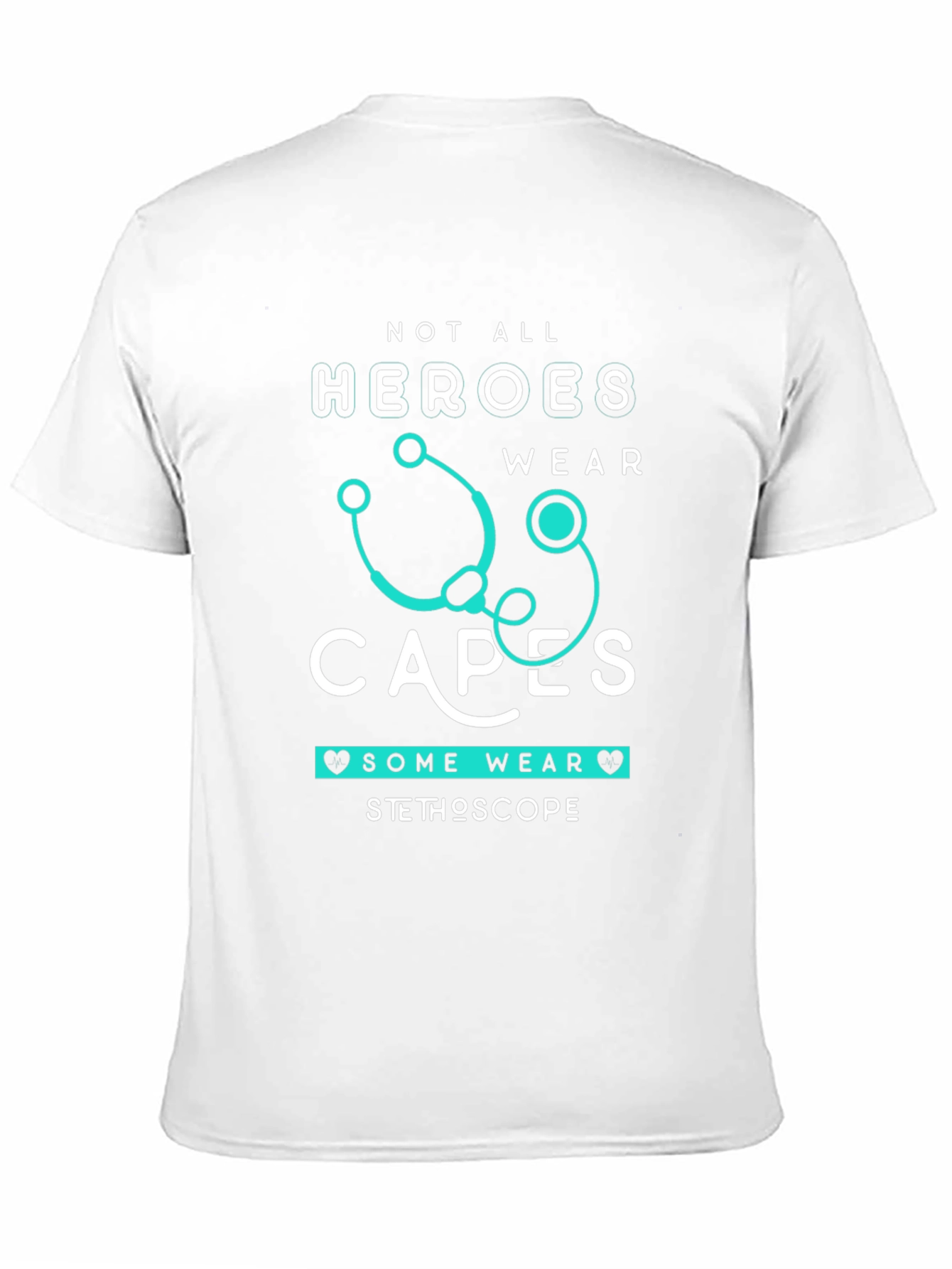 Hero Stethoscope T-Shirt - Black