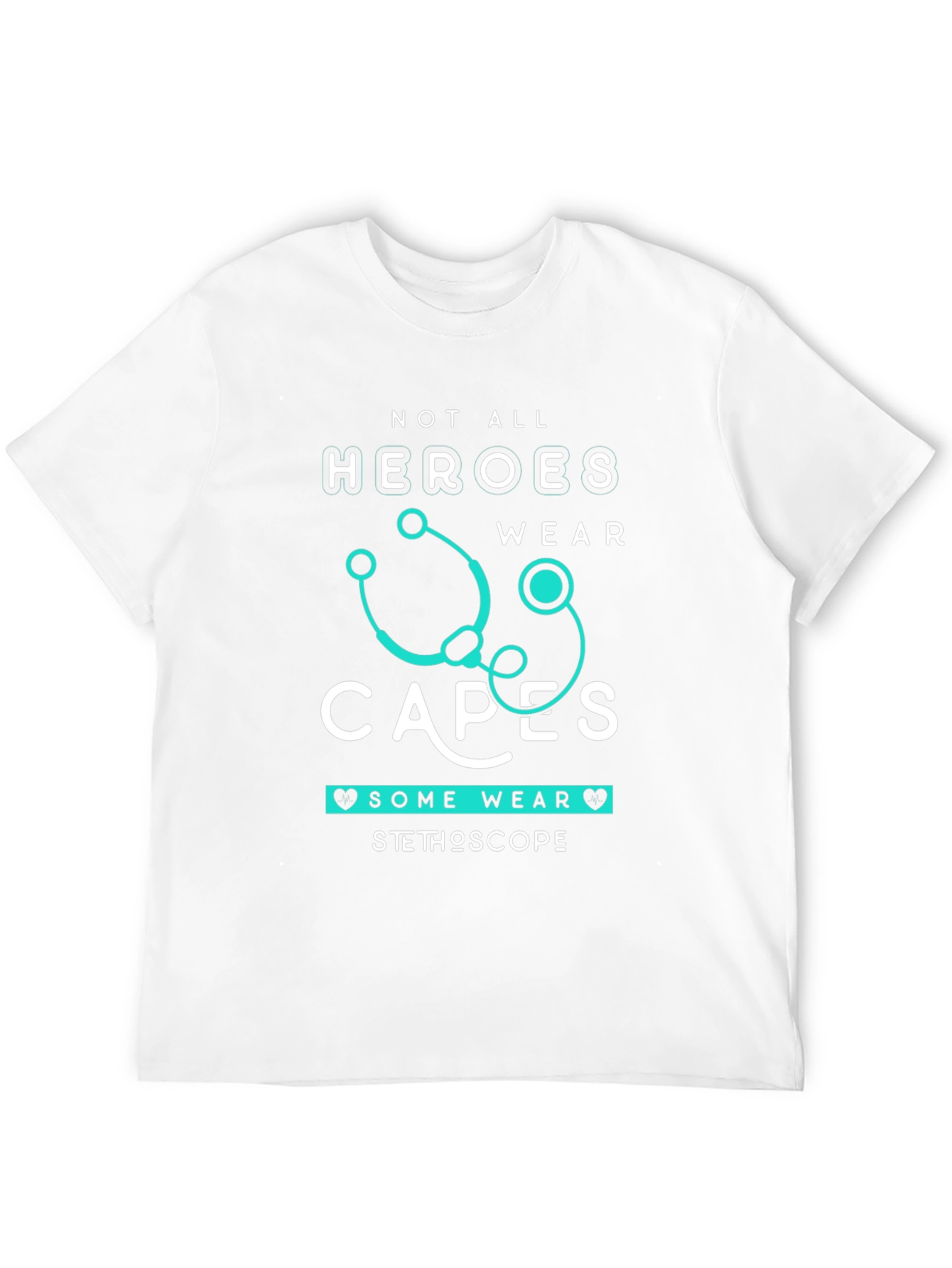 Hero Stethoscope T-Shirt - Black