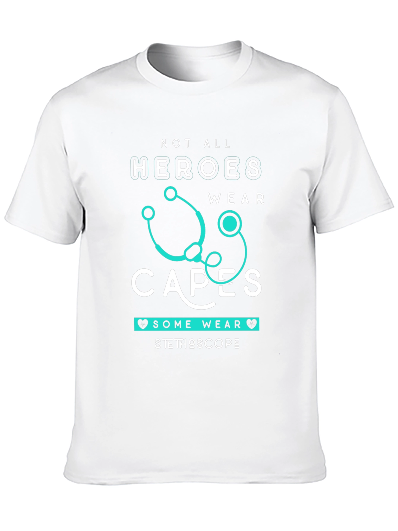 Hero Stethoscope T-Shirt - Black