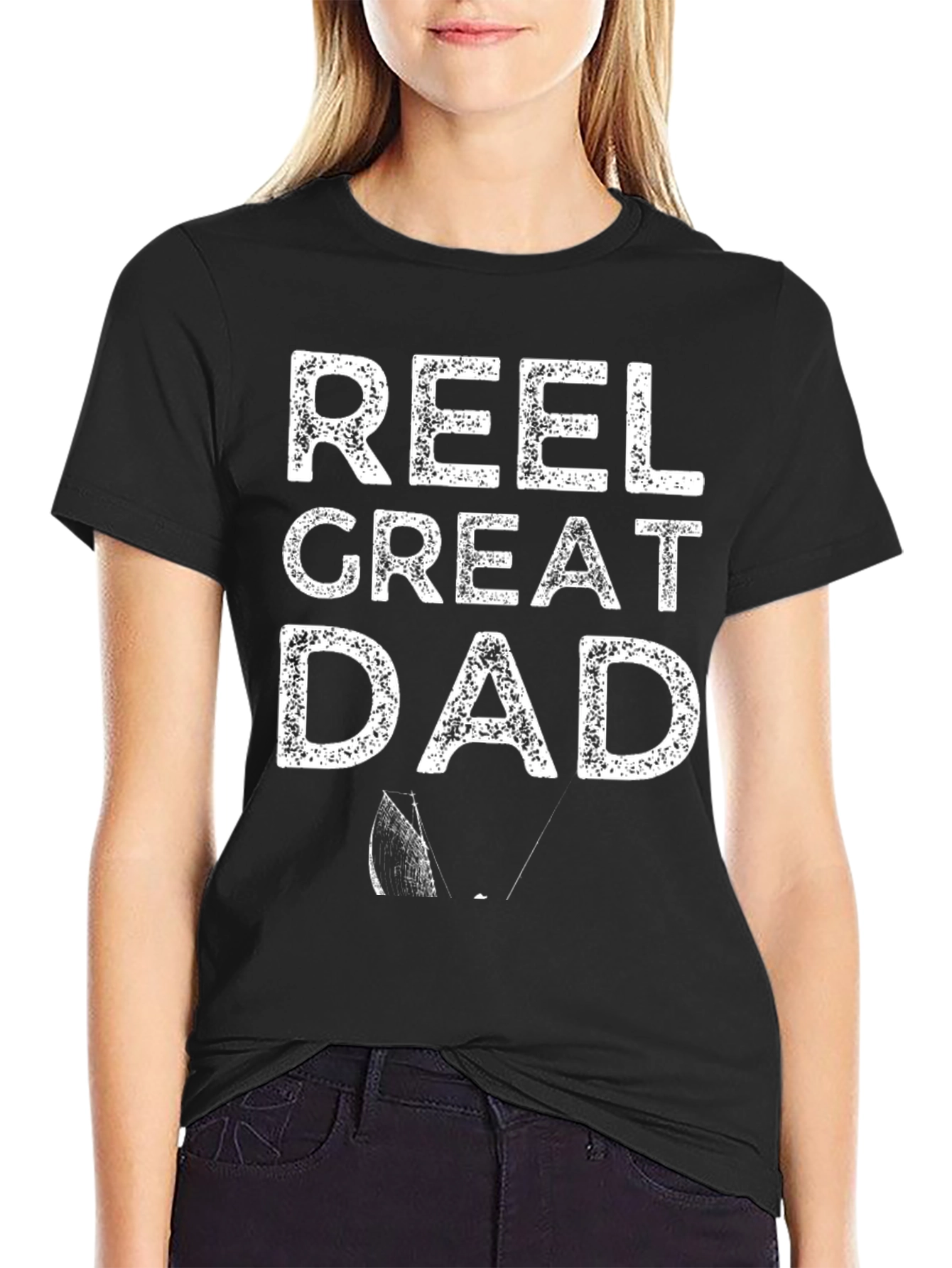 Reel Great Dad T-Shirt - Fishing Gift
