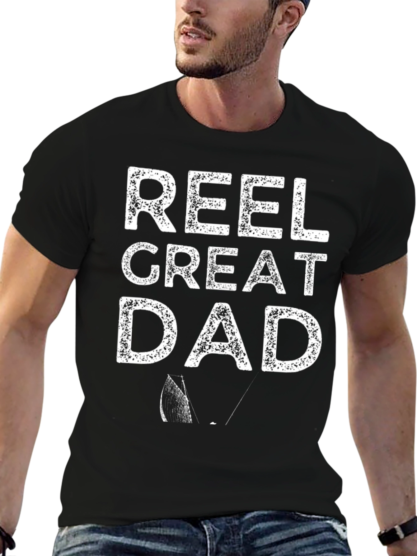 Reel Great Dad T-Shirt - Fishing Gift