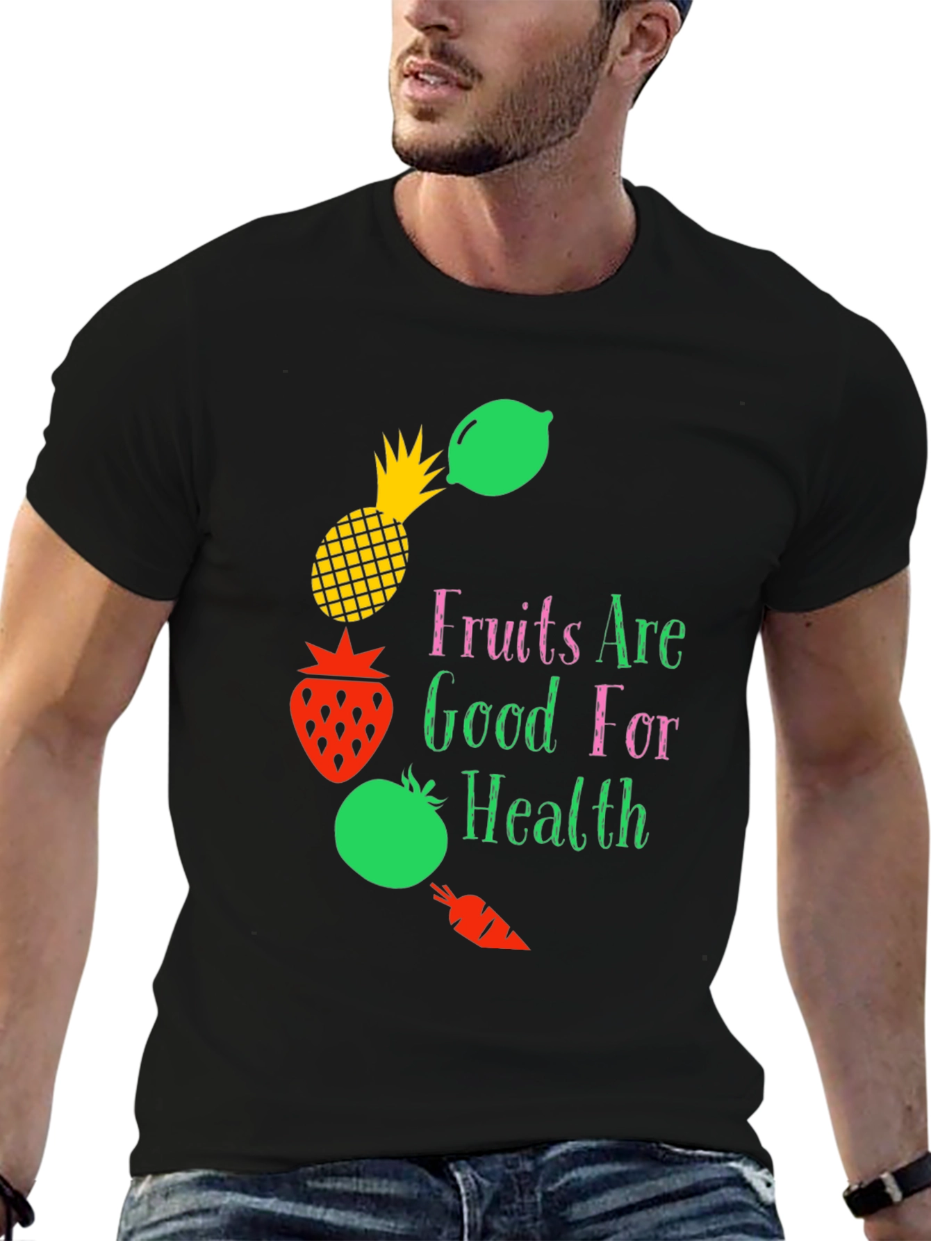 Fruits Are Good For Health Graphic Tee
