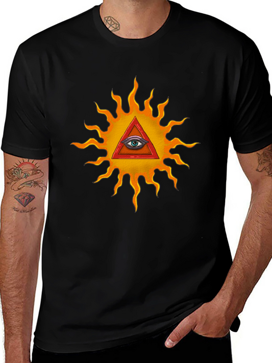 Eye of Providence Graphic T-Shirt - Illuminati Design