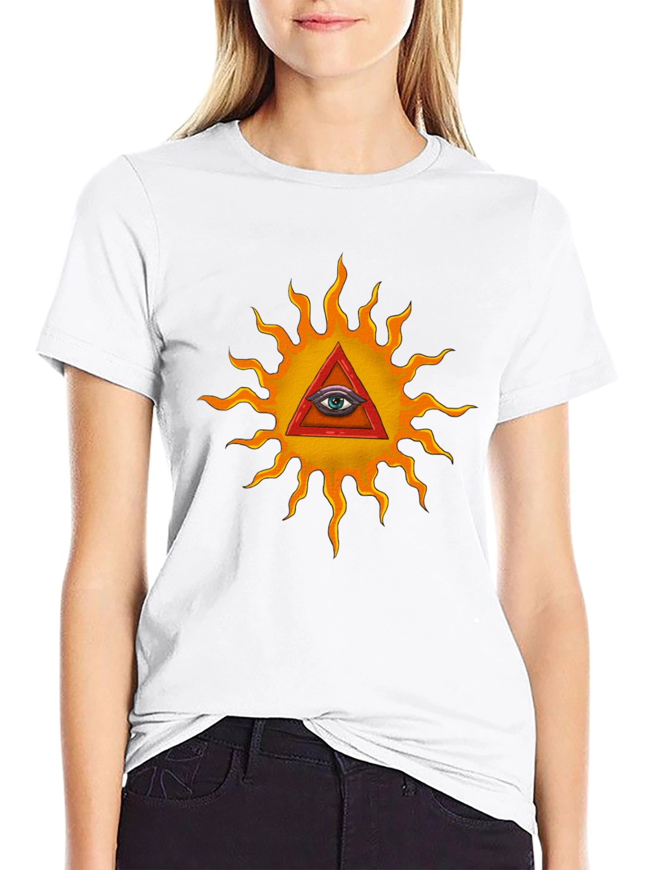 Eye of Providence Graphic T-Shirt - Illuminati Design