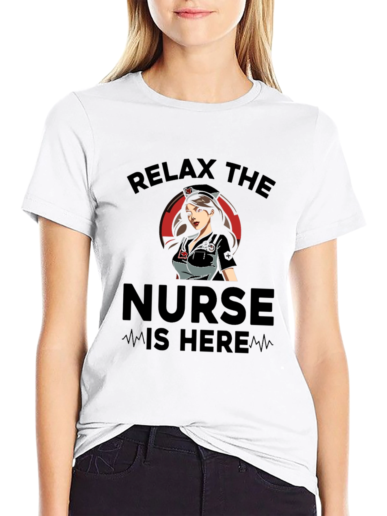 Relax The Nurse Is Here T-Shirt