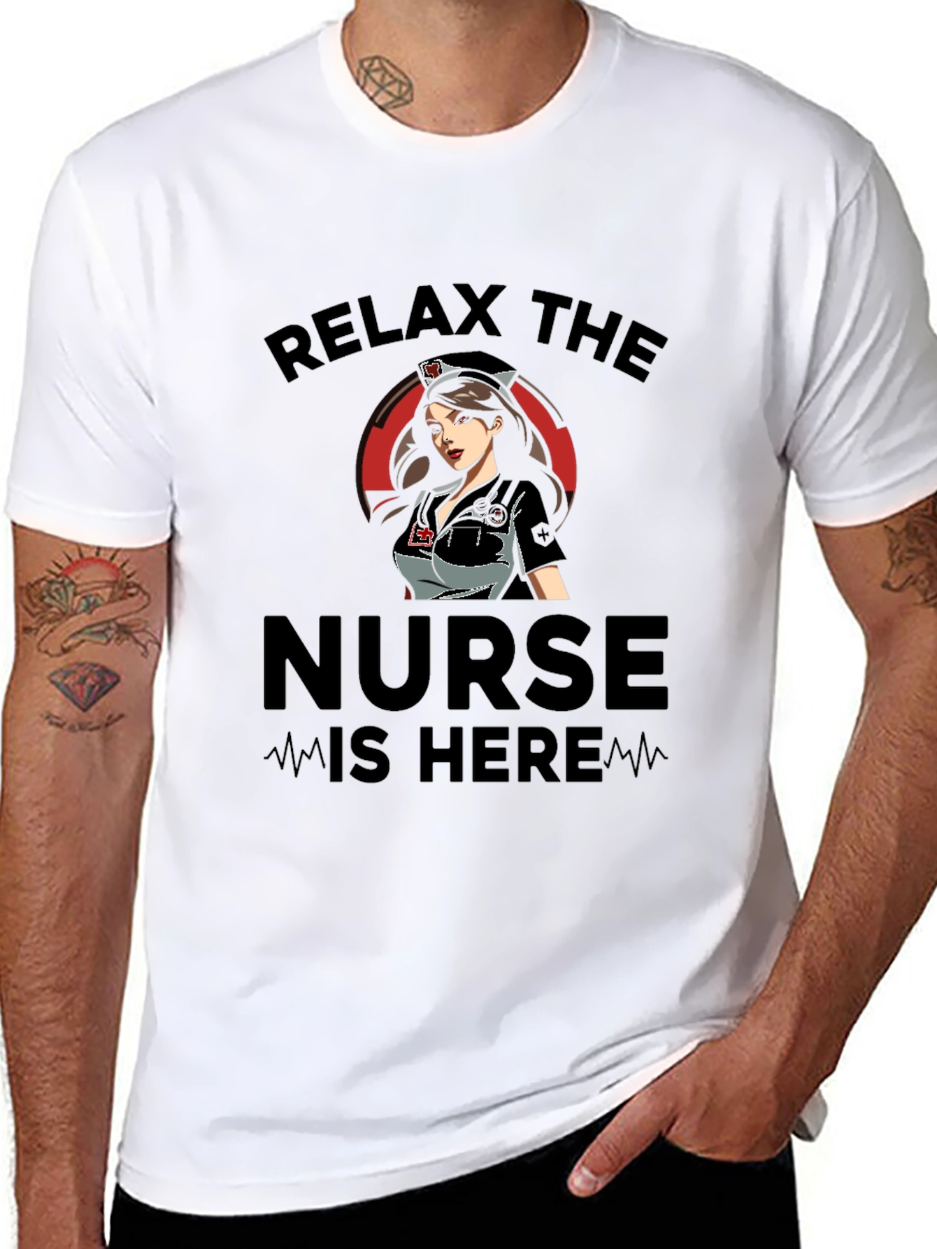 Relax The Nurse Is Here T-Shirt