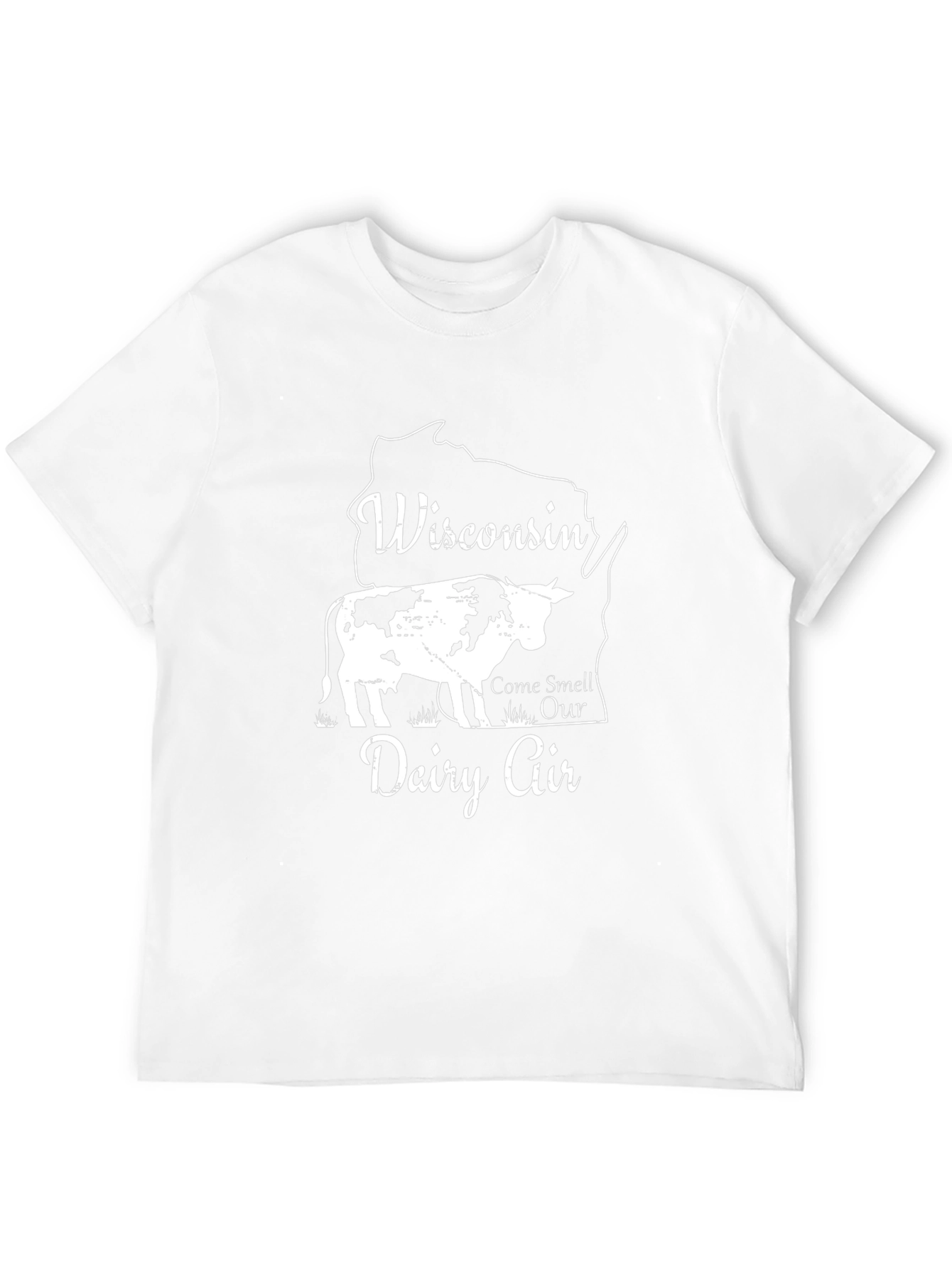 Wisconsin Dairy Air Graphic T-Shirt - Black