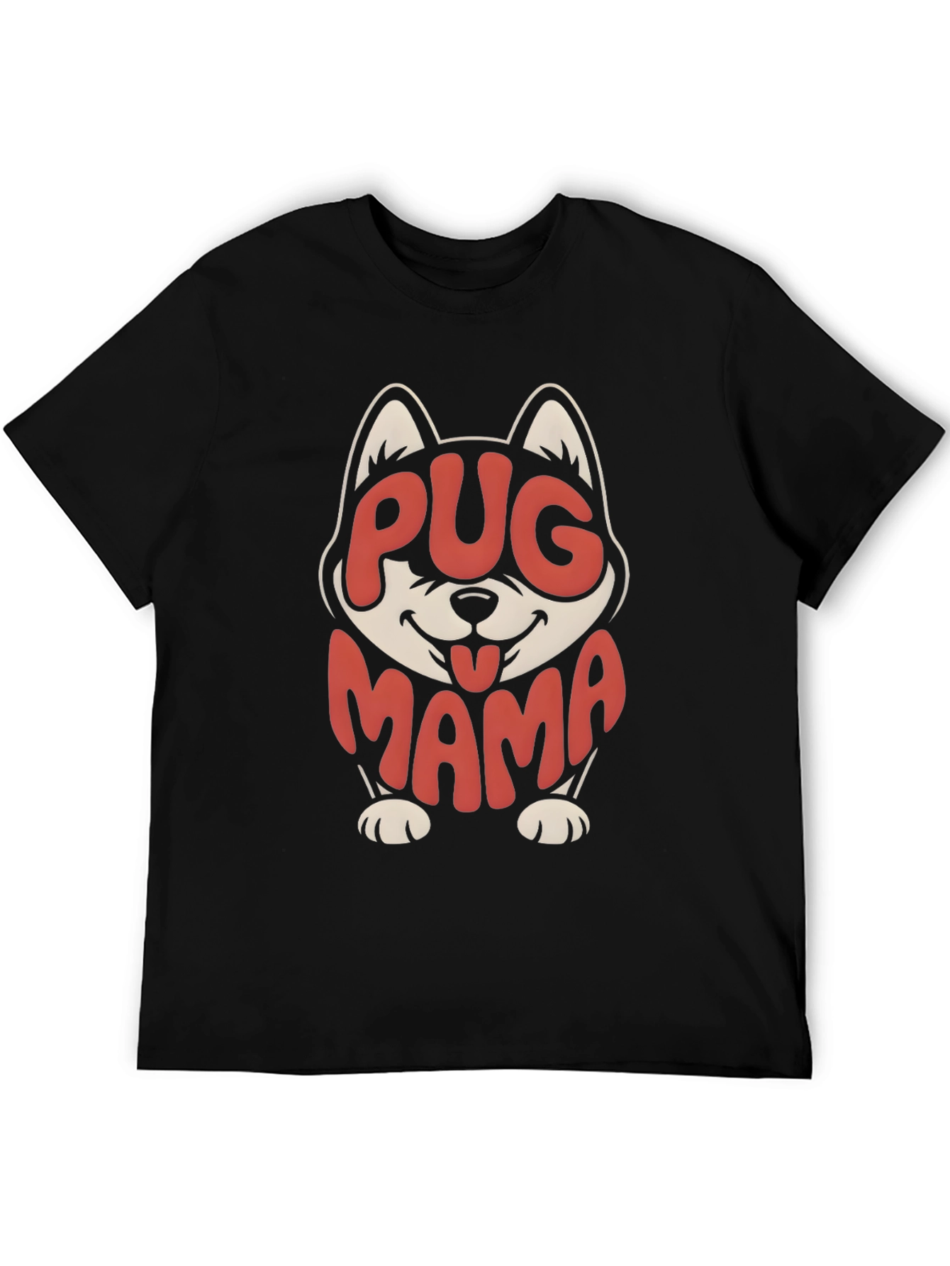 Pug Mama T-Shirt - Cute Dog Lover Tee