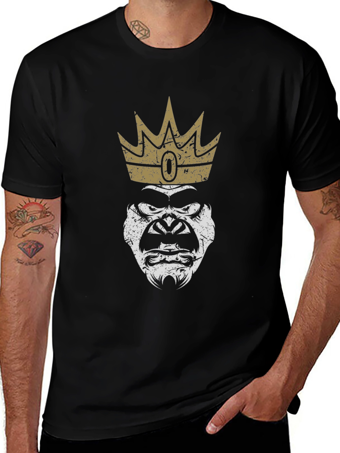 King Kong Graphic Tee - Mens Black T-Shirt