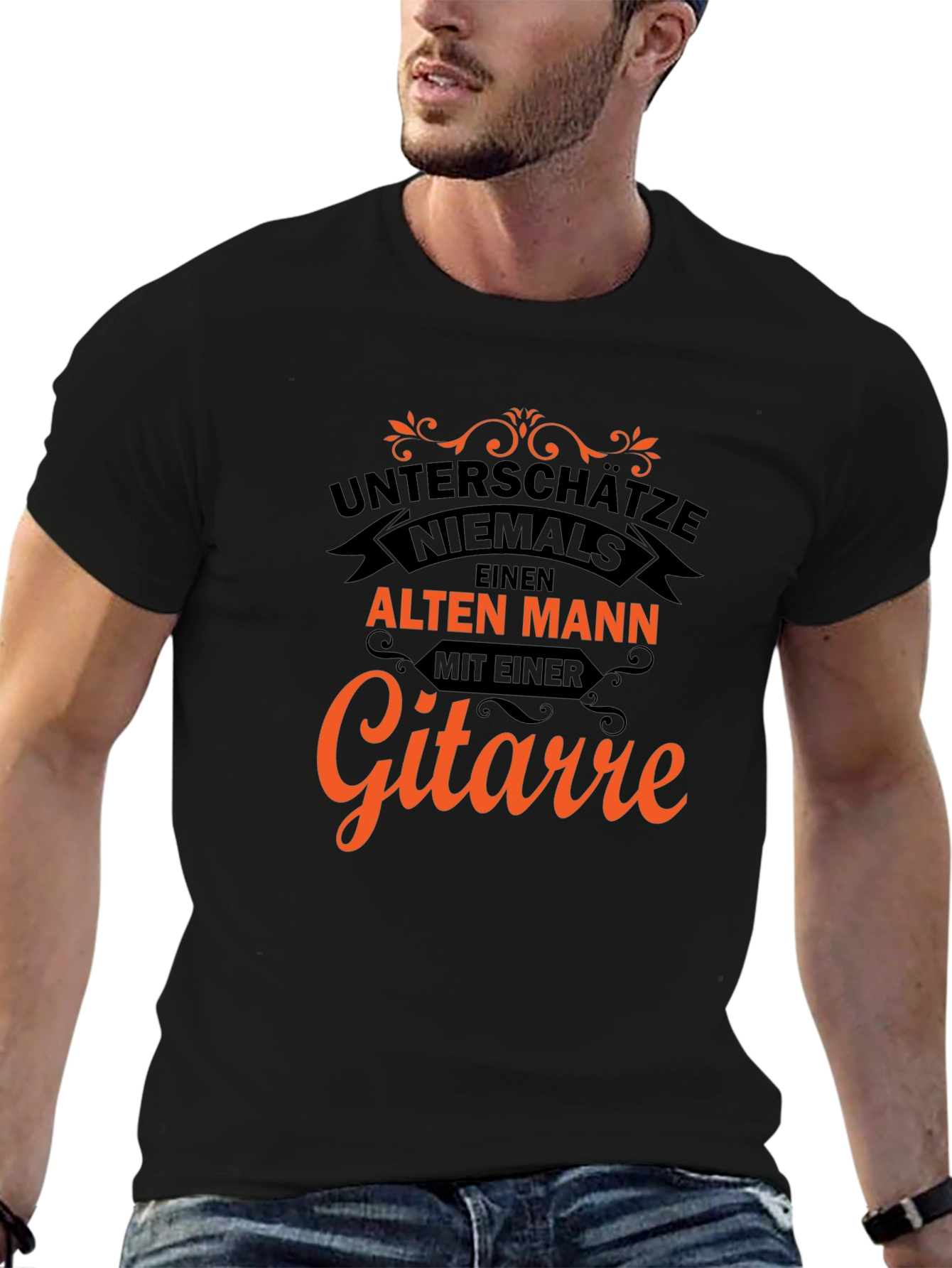 Guitar Old Man T-Shirt