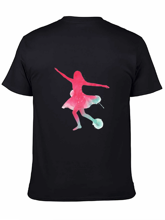 Dancing Galaxy Tee - Unique Graphic Print
