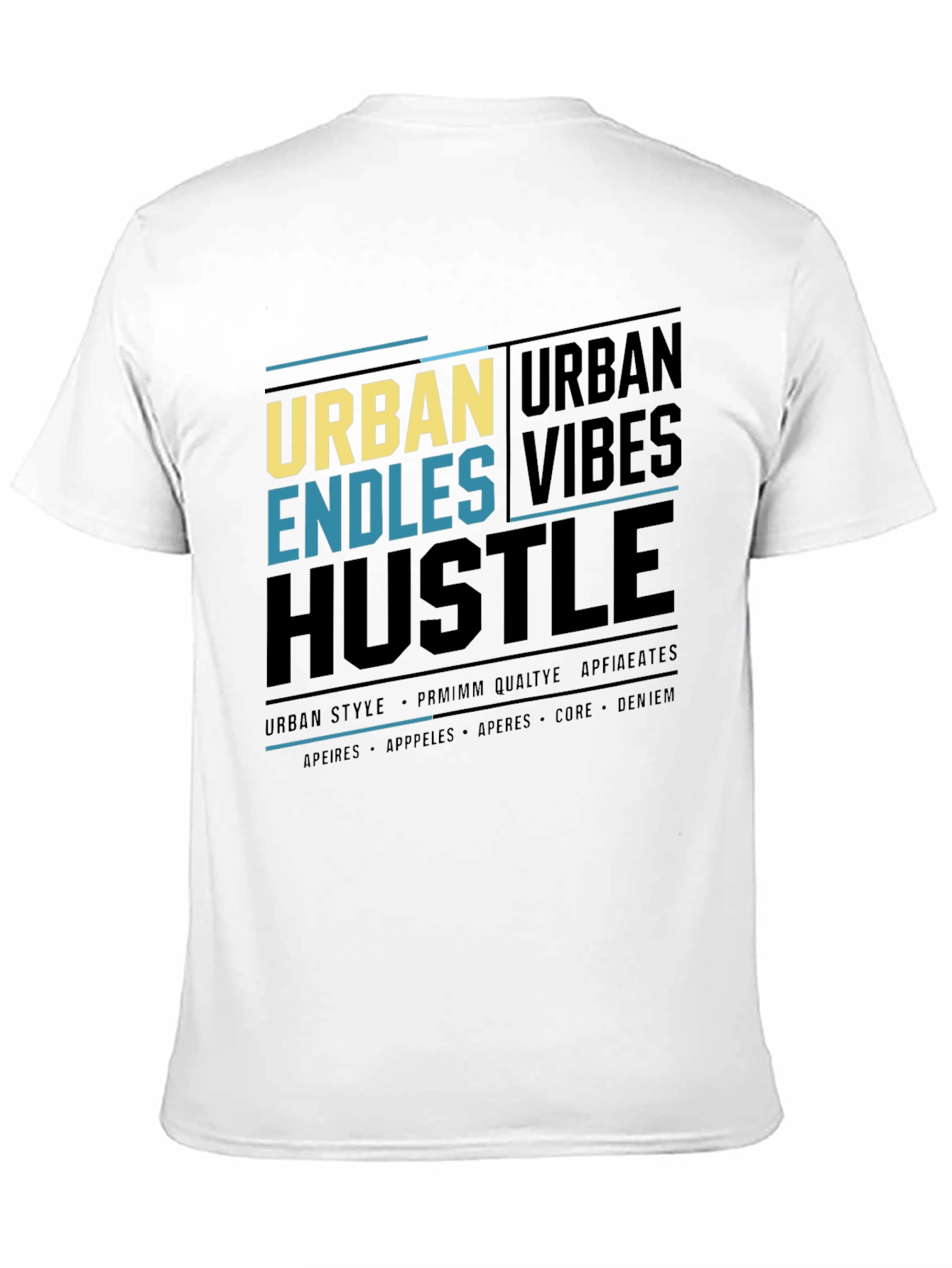 Urban Hustle Graphic Print Mens T-Shirt