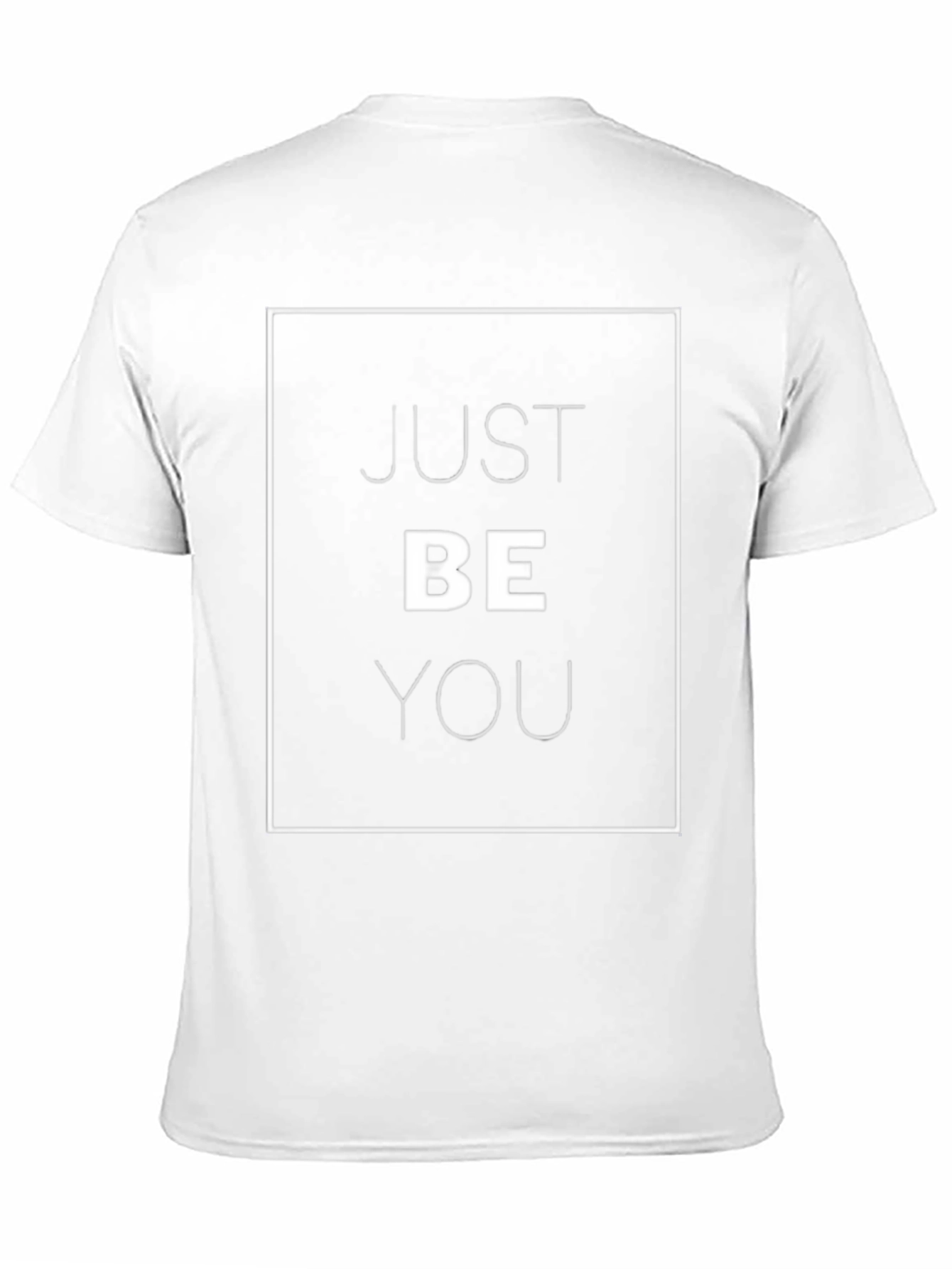 Just Be You Graphic Tee - Stylish Black T-Shirt