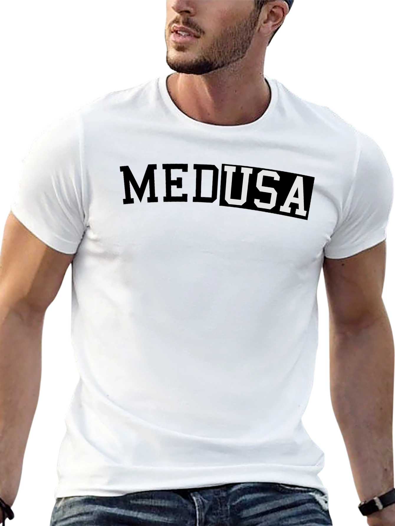Medusa Black Graphic T-Shirt
