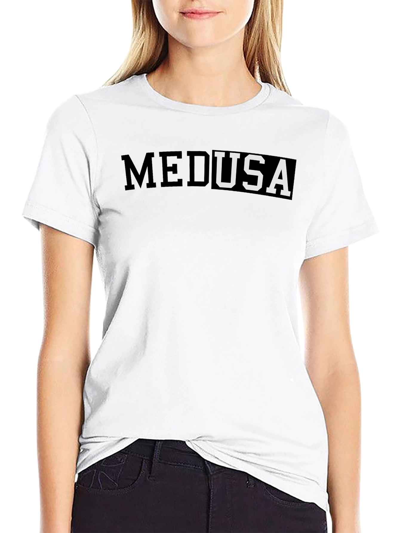 Medusa Black Graphic T-Shirt