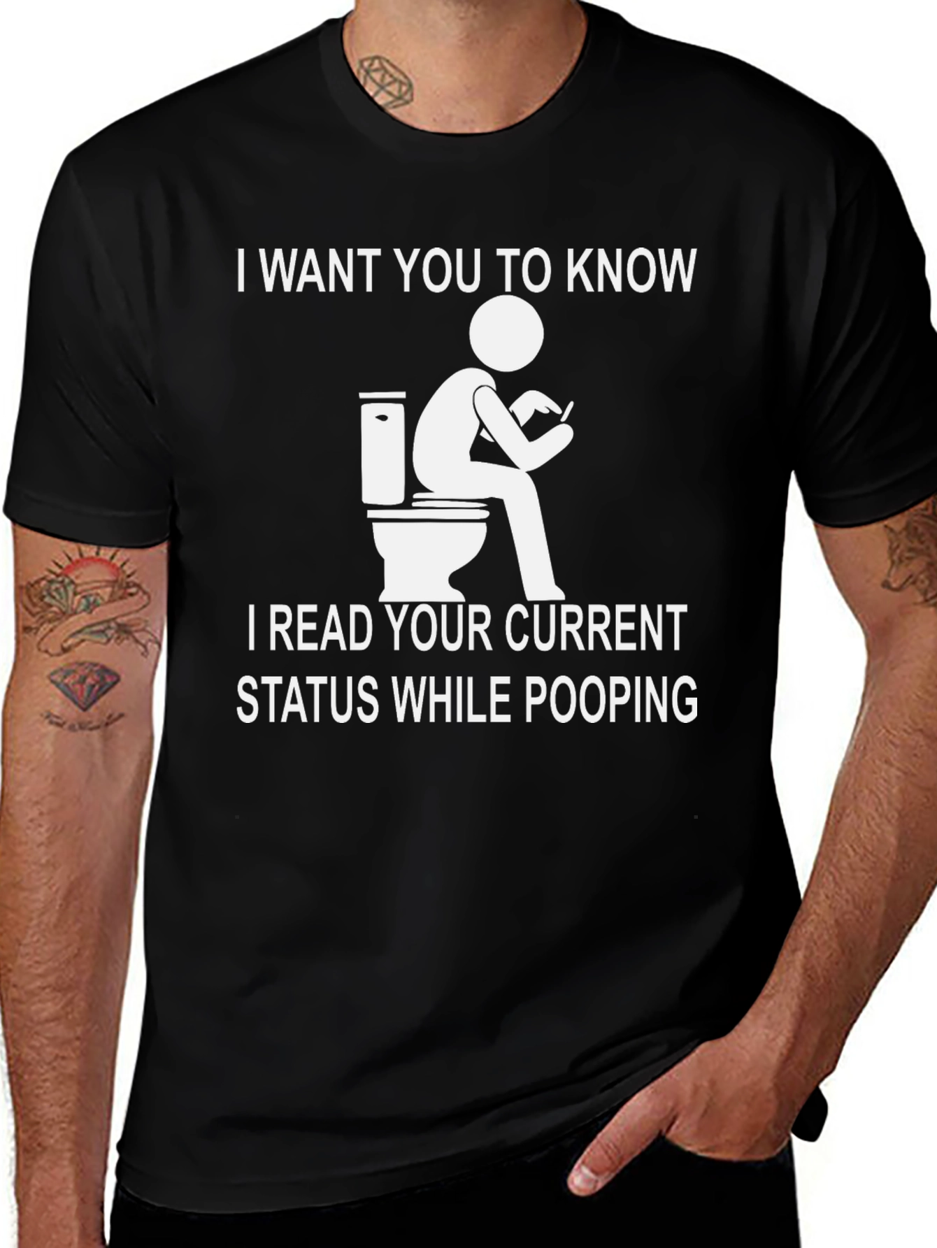 Funny I Read Your Status Graphic T-Shirt