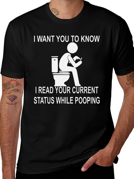 Funny I Read Your Status Graphic T-Shirt