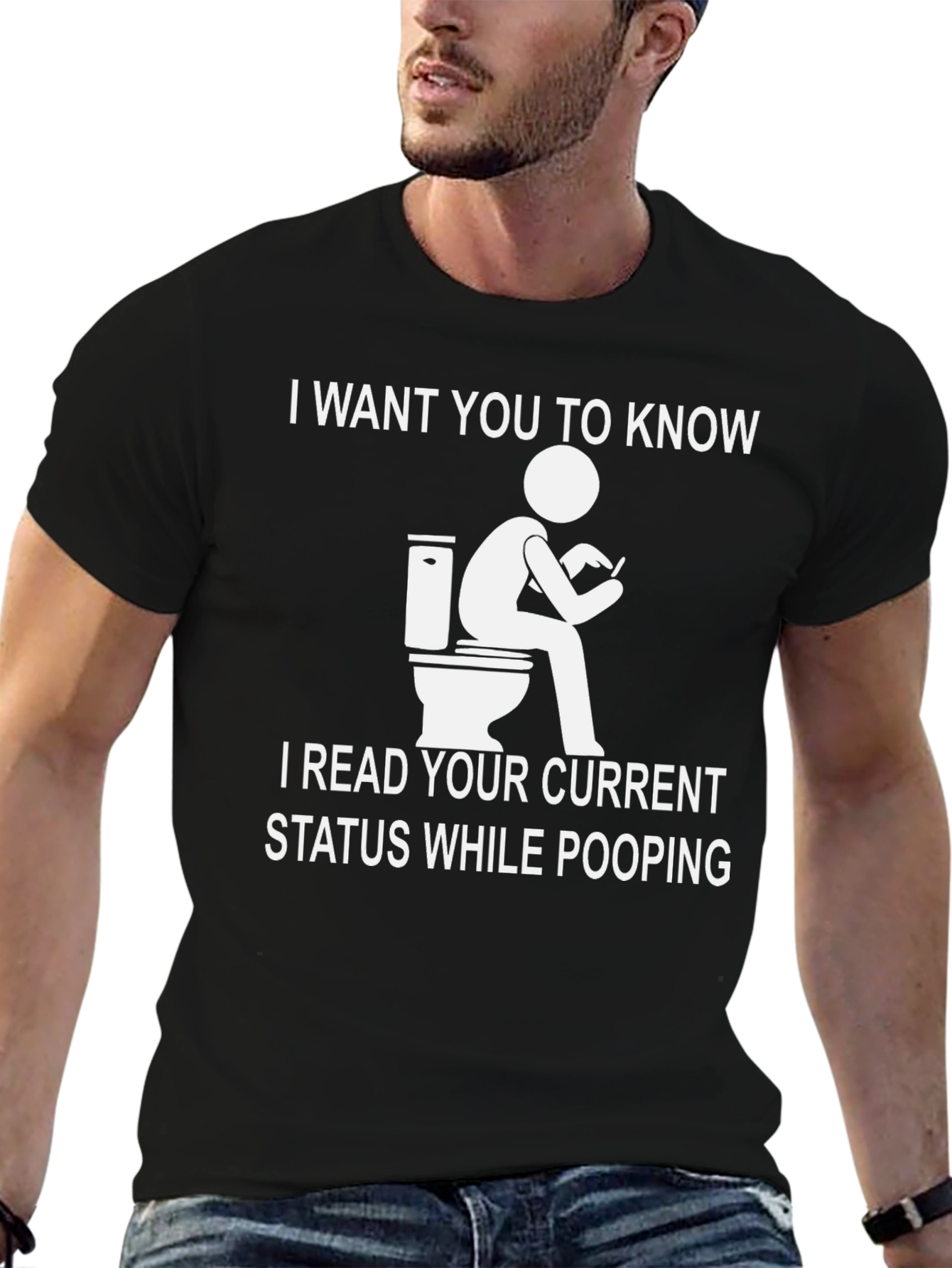 Funny I Read Your Status Graphic T-Shirt