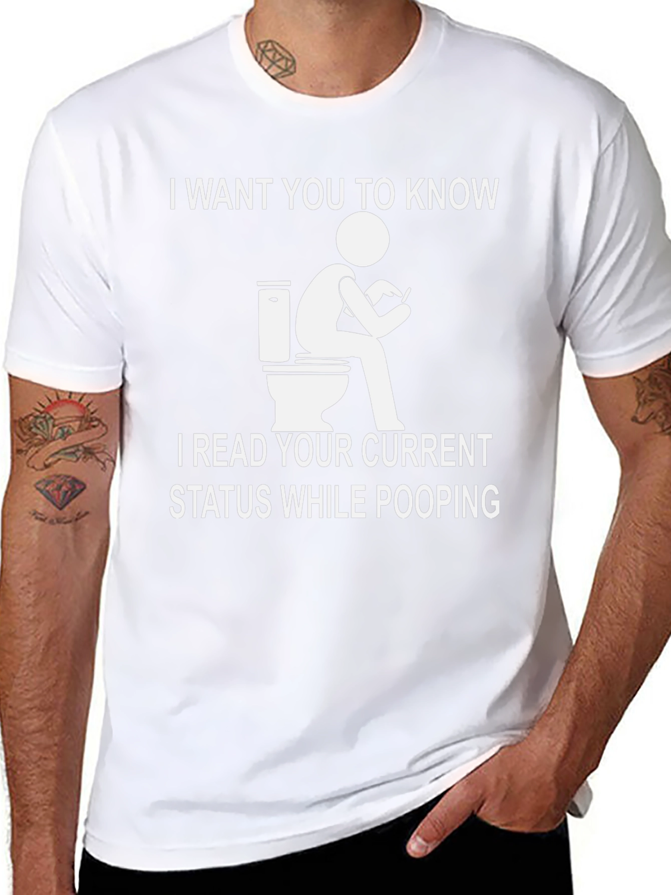 Funny I Read Your Status Graphic T-Shirt