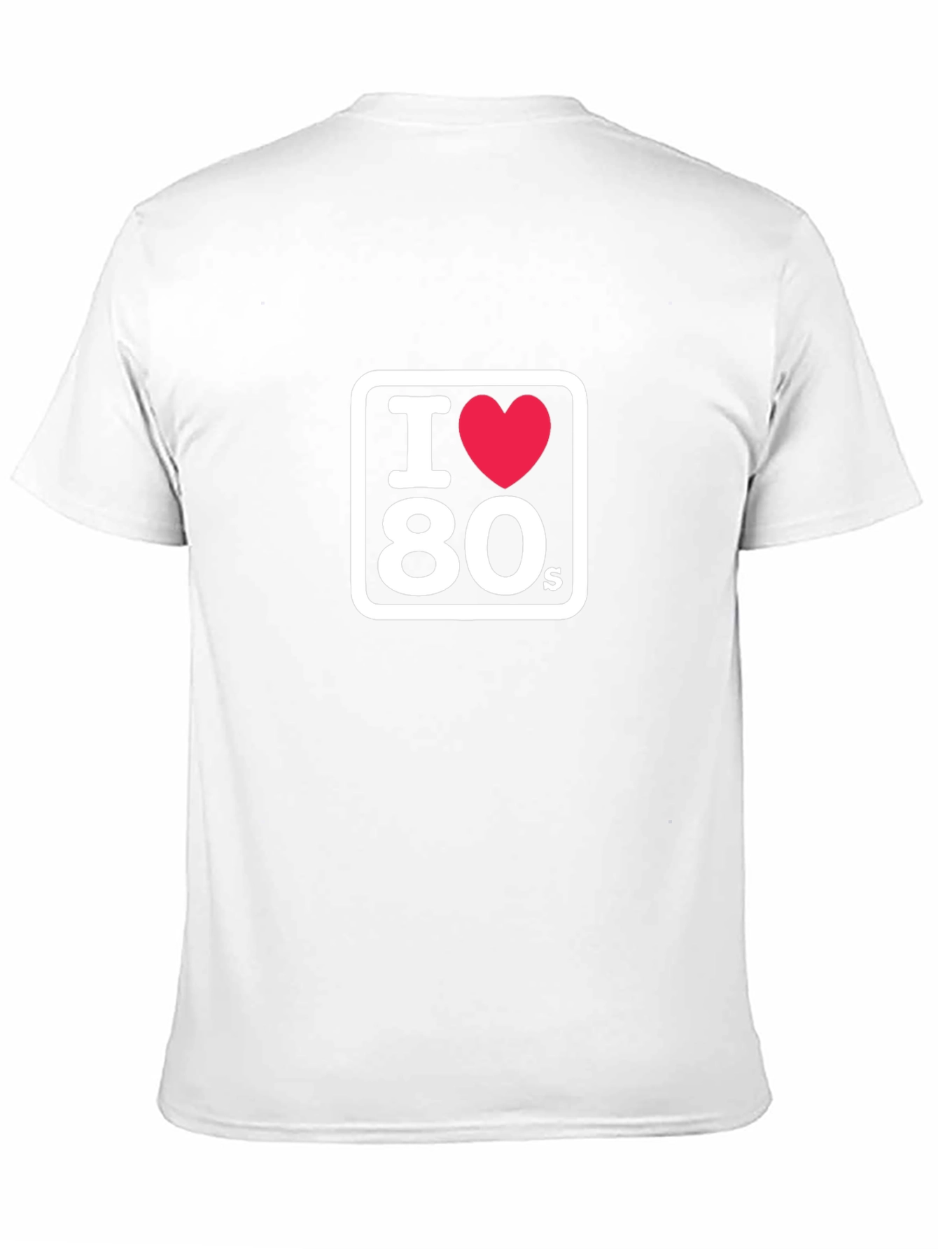 I Love the 80s Black Graphic T-Shirt
