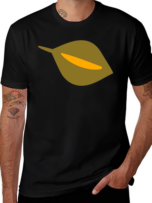 Leaf Graphic Black T-Shirt