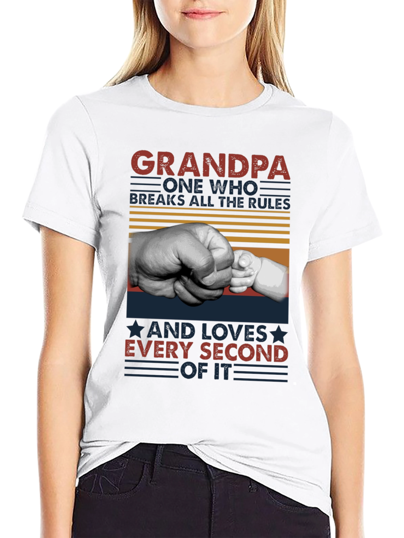 Grandpa Breaks All The Rules T-Shirt