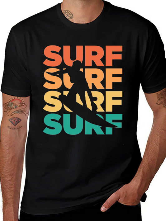 Retro Surf T-Shirt - Vintage Surfer Design