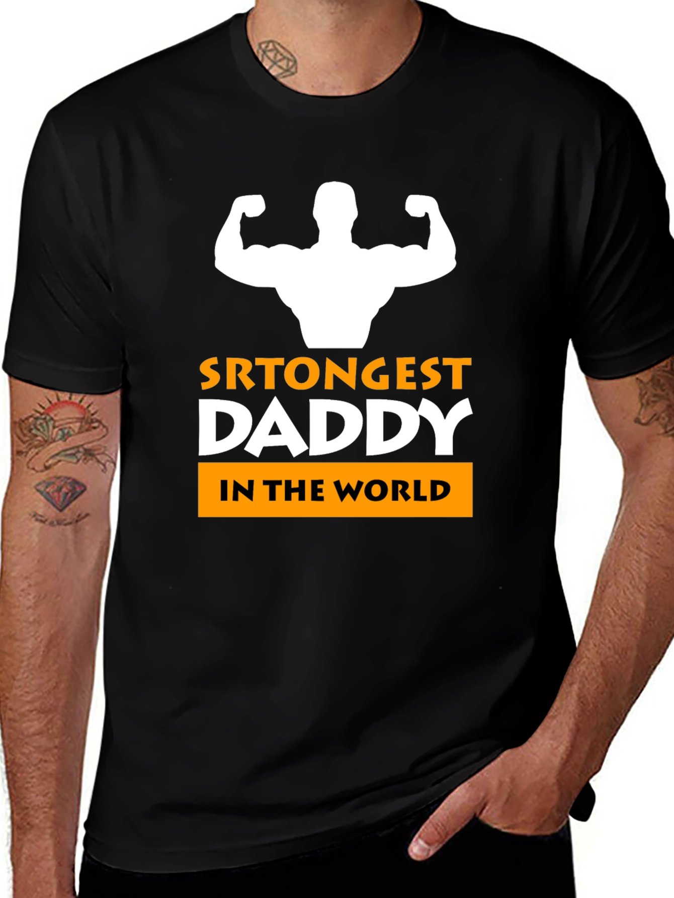 Strongest Daddy T-Shirt - Fathers Day Gift