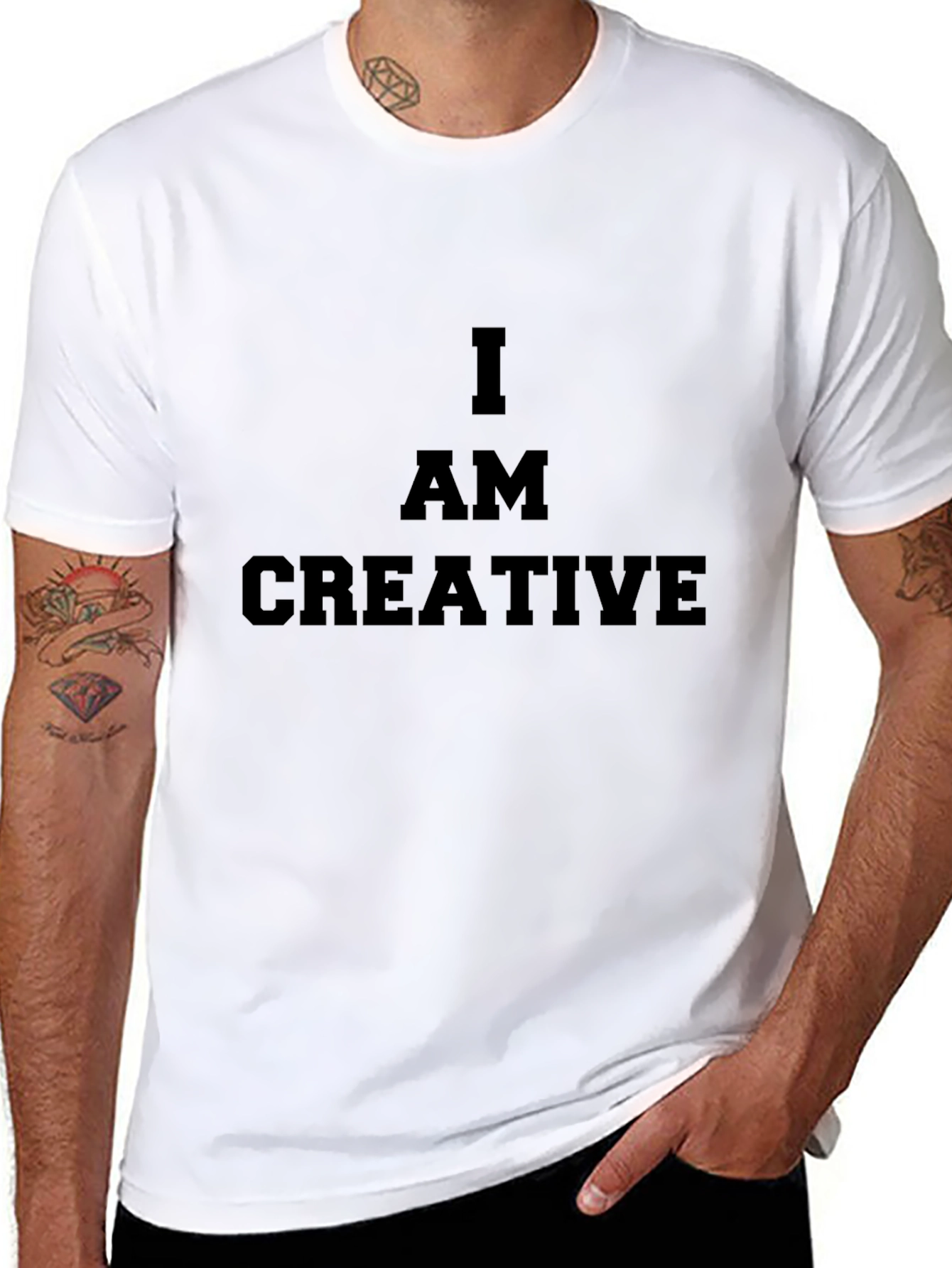I am Creative - Black T-Shirt