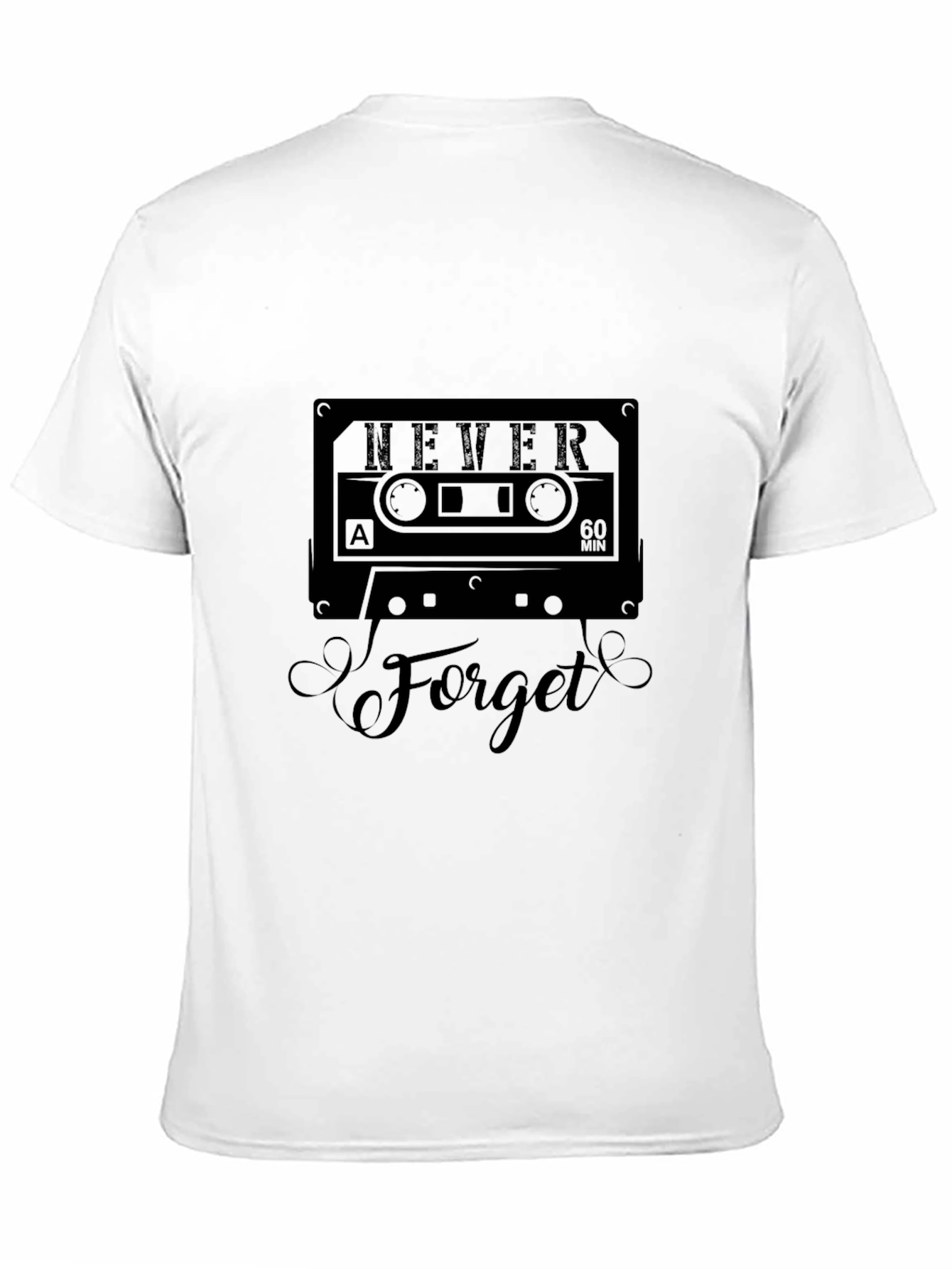 Never Forget Cassette Tape Graphic Tee