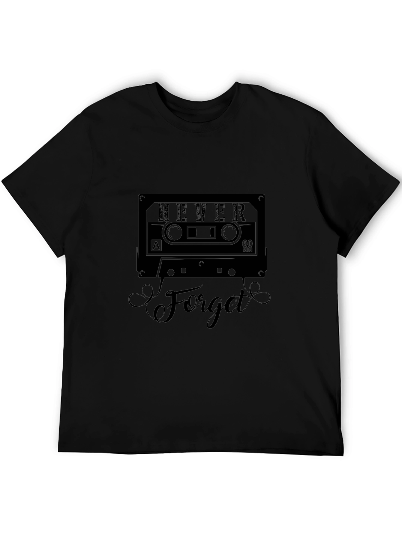 Never Forget Cassette Tape Graphic Tee