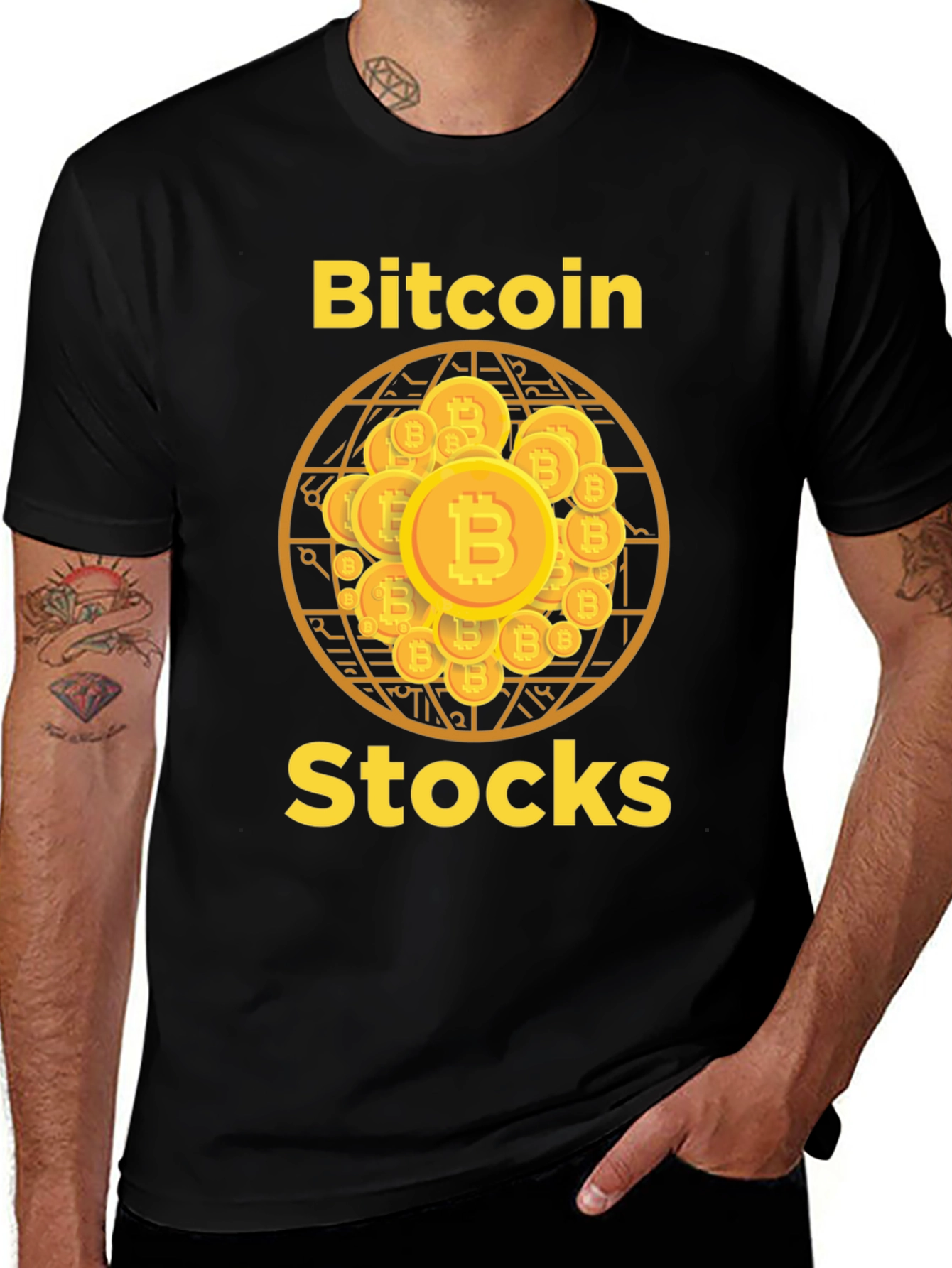 Bitcoin Stocks Graphic Tee