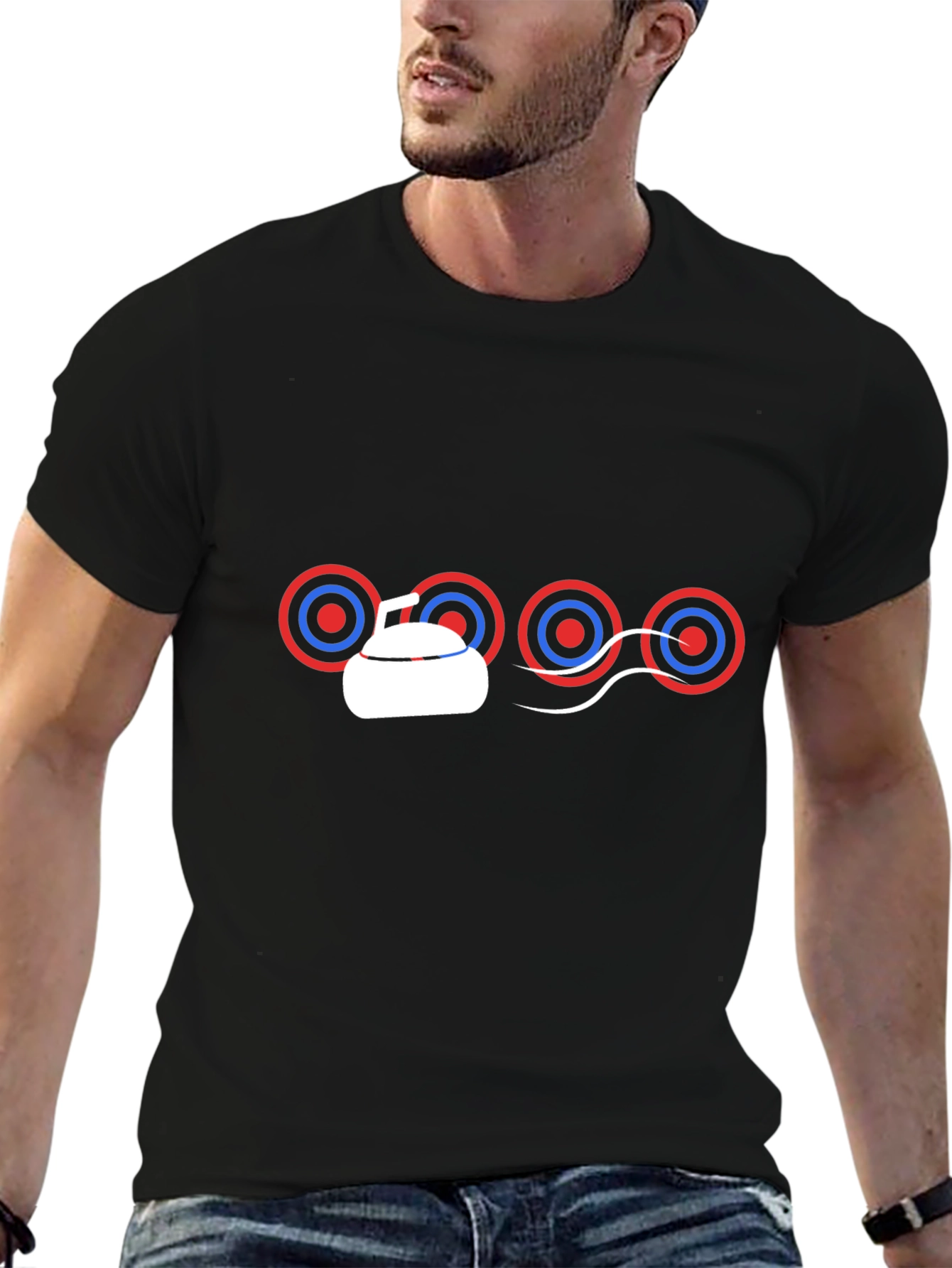 Curling Sport Graphic Tee