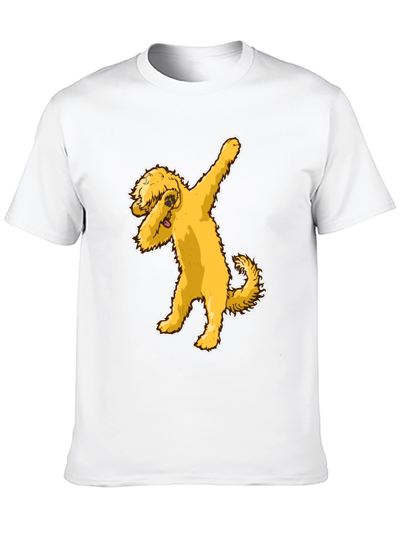 Dabbing Doodle Dog Black T-Shirt