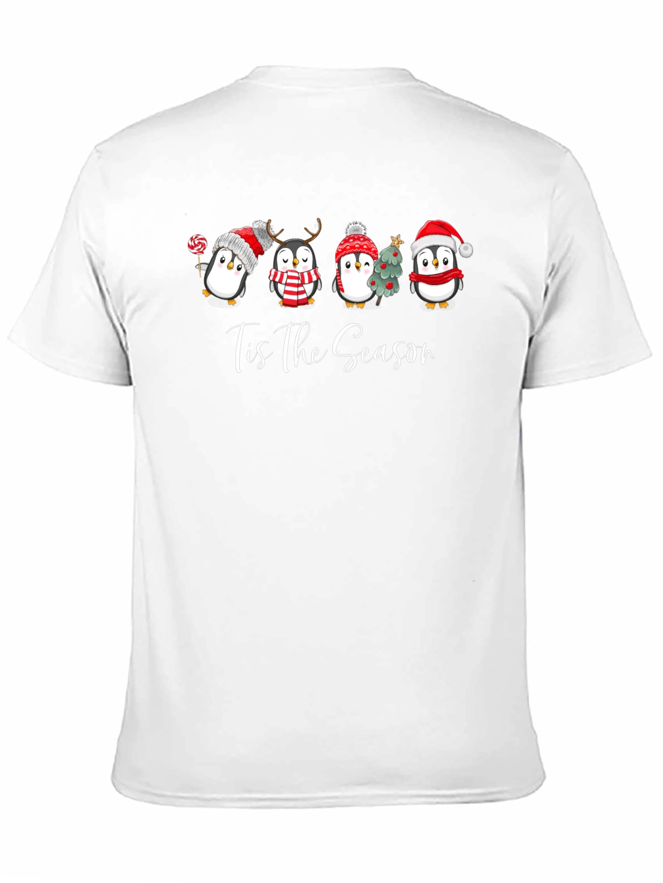 Festive Penguin Tis The Season T-Shirt