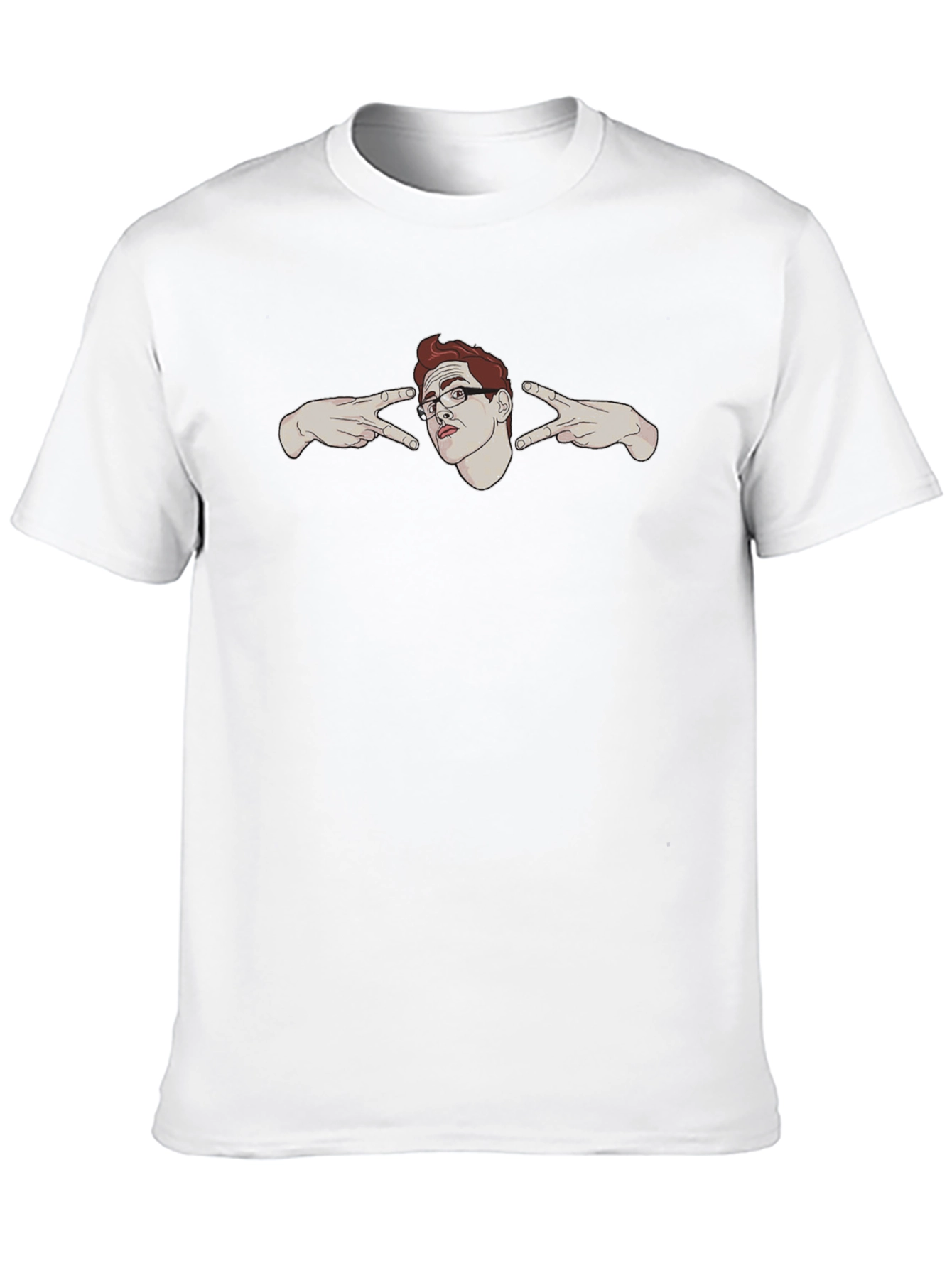 Peace Sign Geek Black T-Shirt