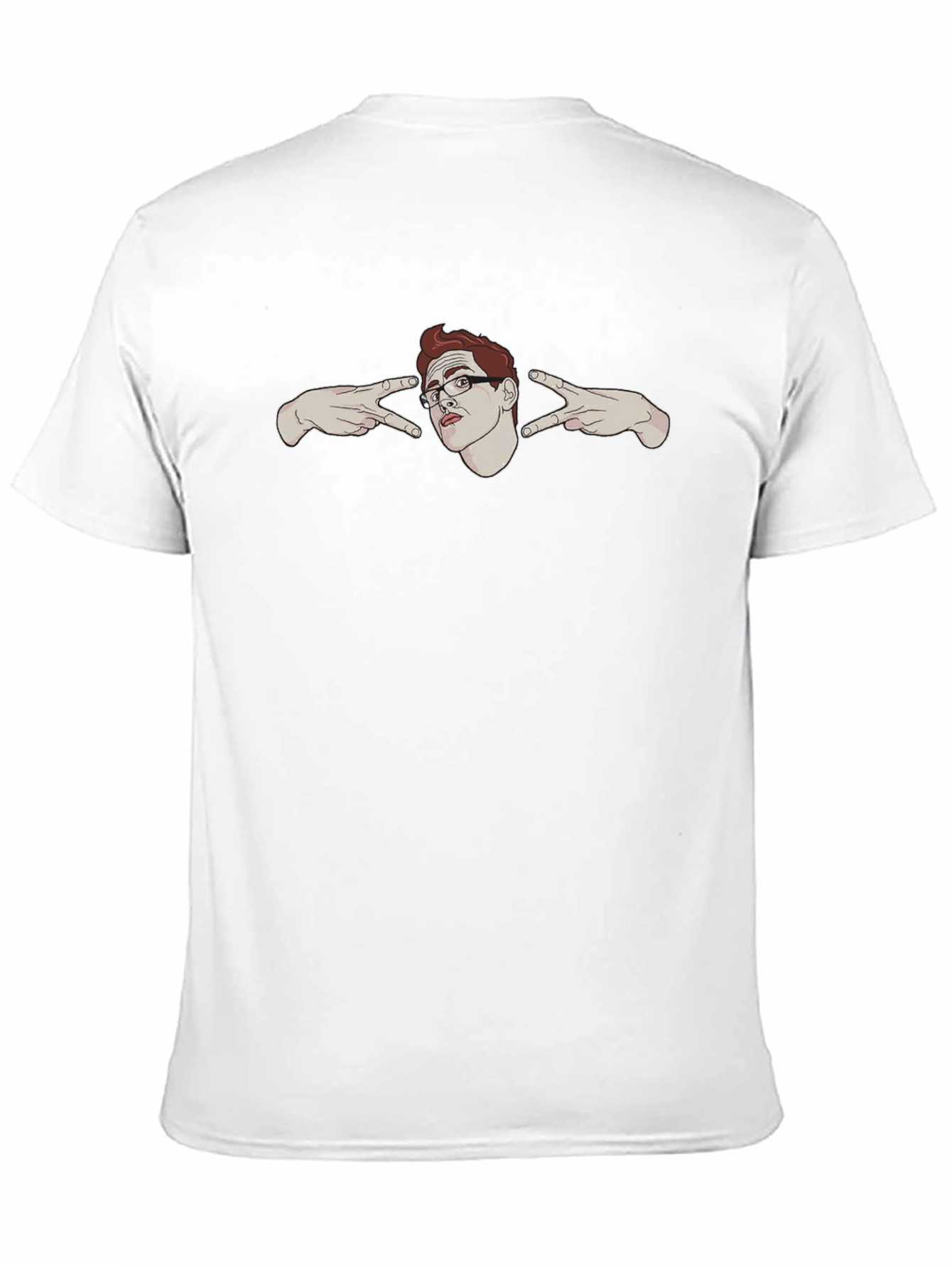 Peace Sign Geek Black T-Shirt