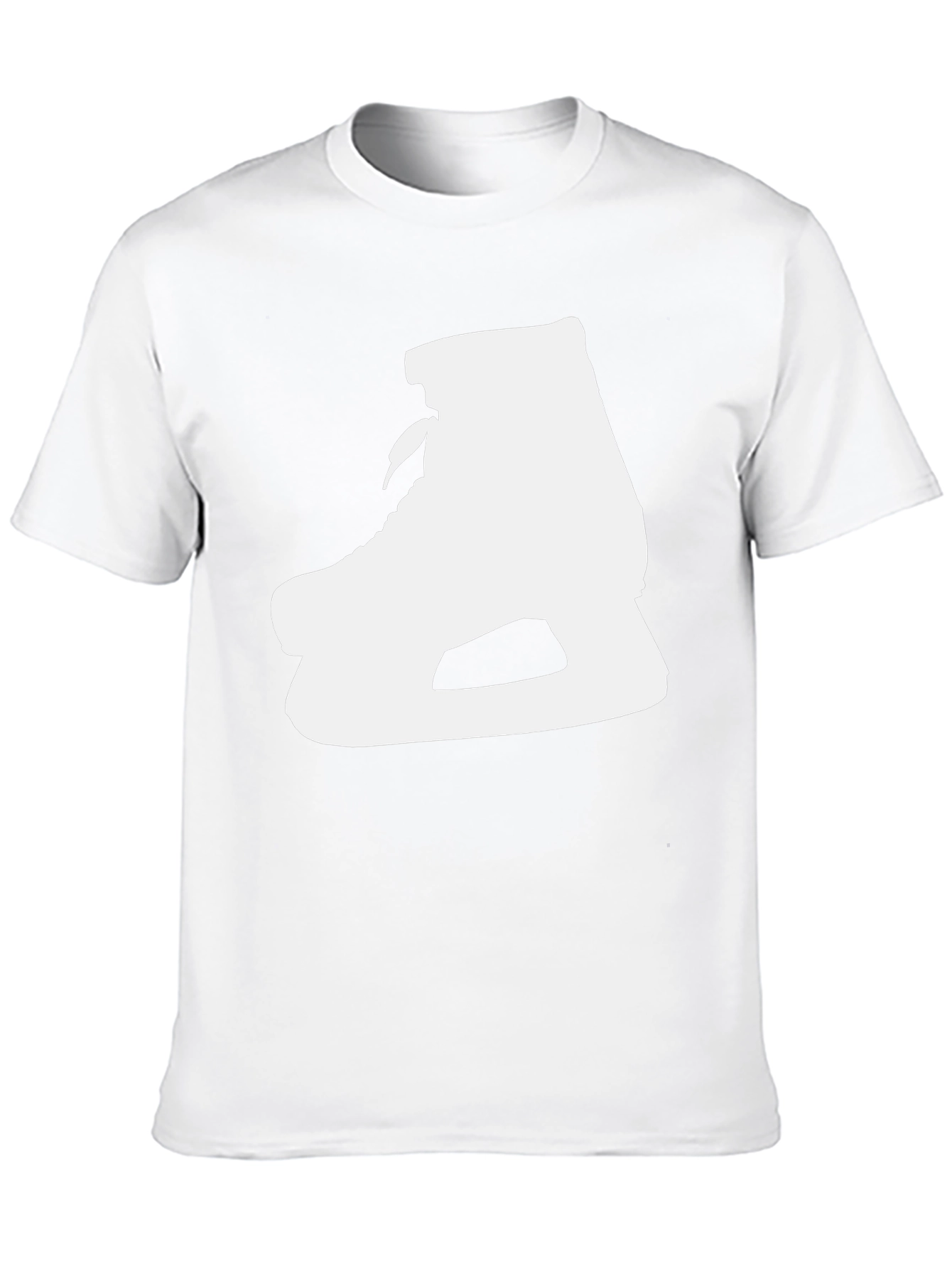 Ice Skate Graphic Tee - Sporty Black T-Shirt