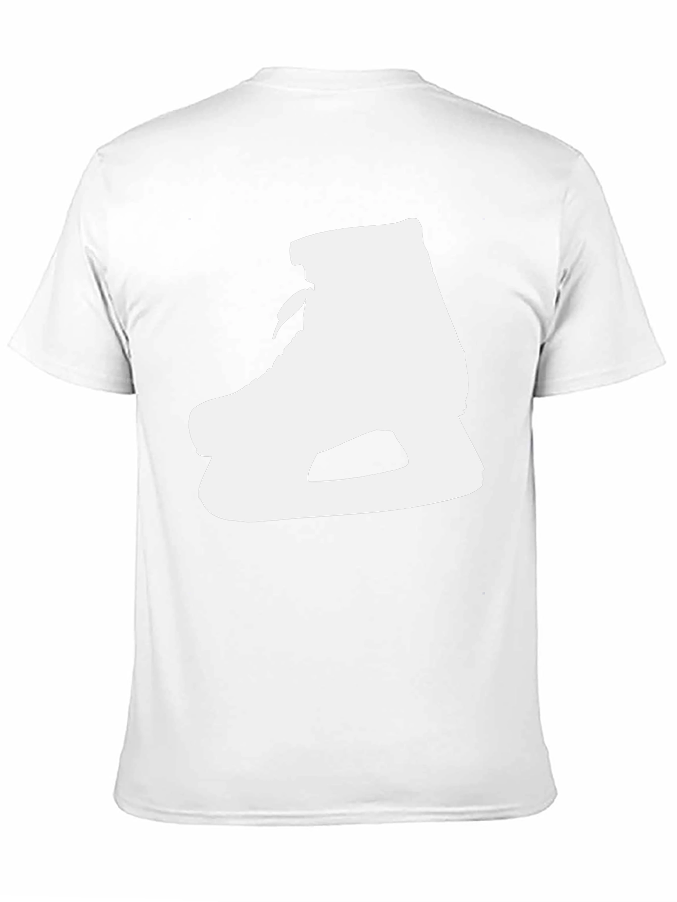 Ice Skate Graphic Tee - Sporty Black T-Shirt