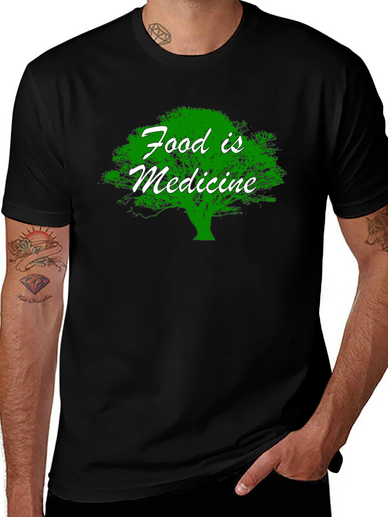 Food is Medicine T-Shirt - Organic Health Tee
