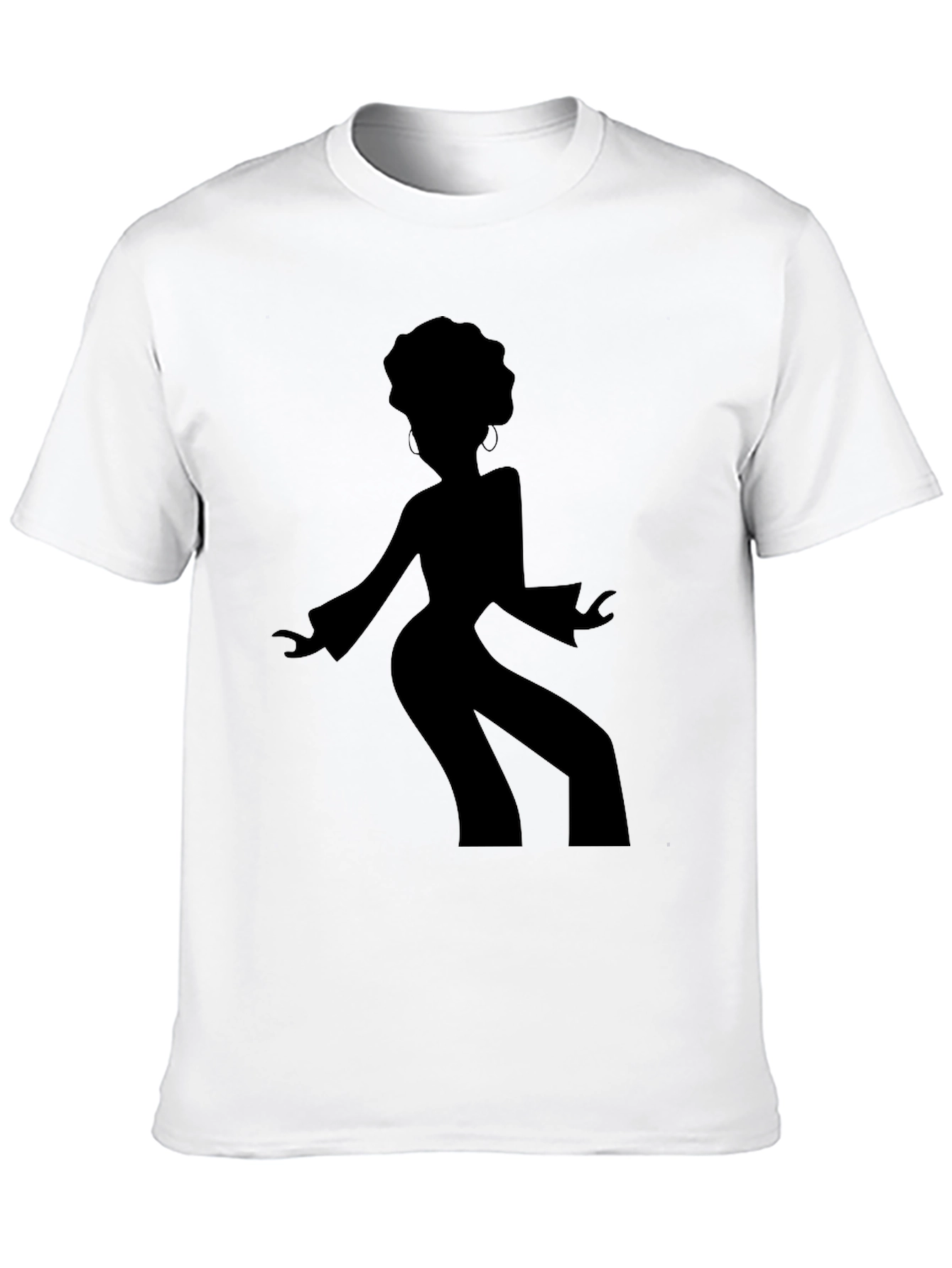 Retro Disco Dancer Silhouette Graphic Tee