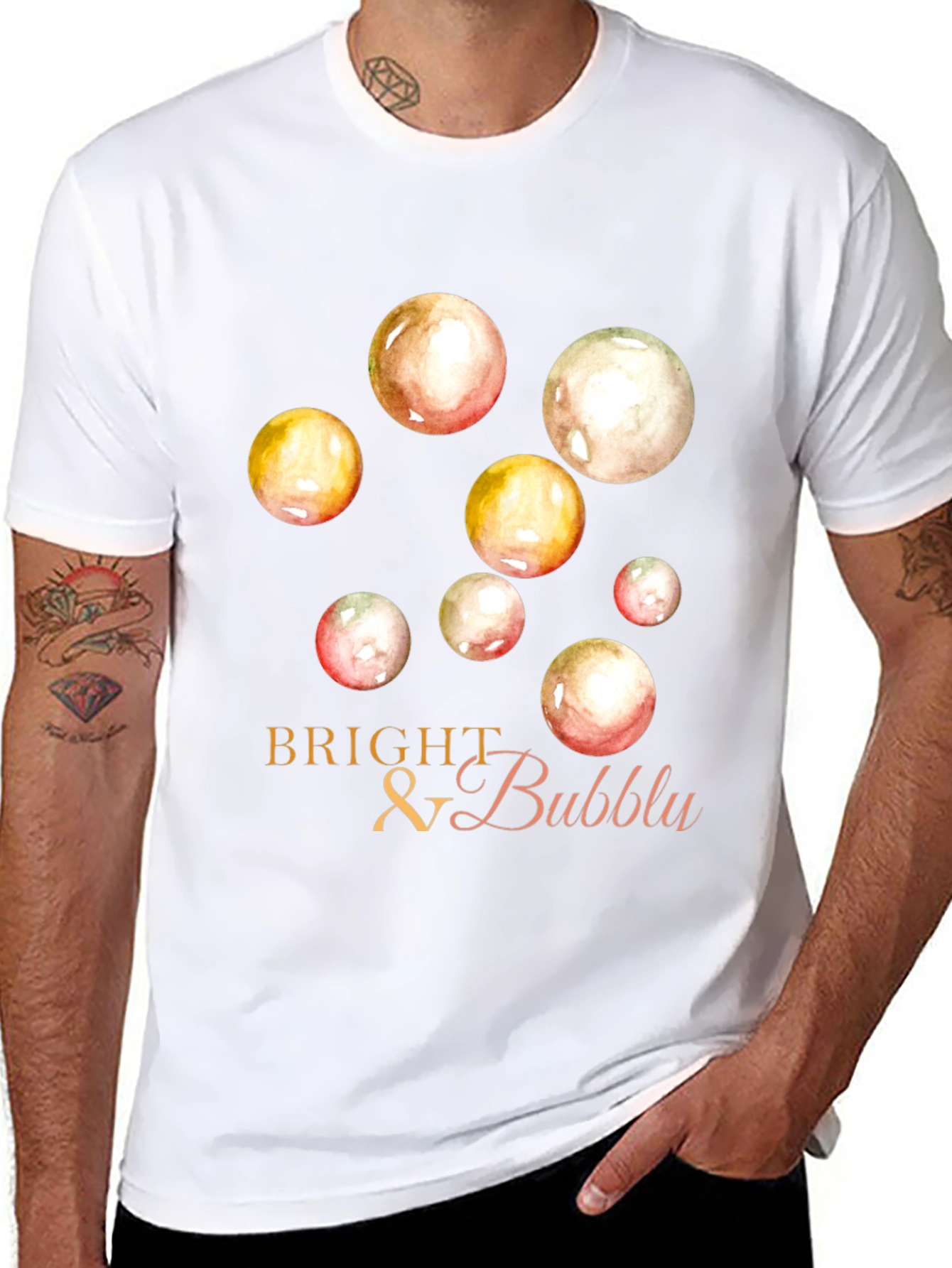 Bright & Bubbly Graphic Tee - Soft Style