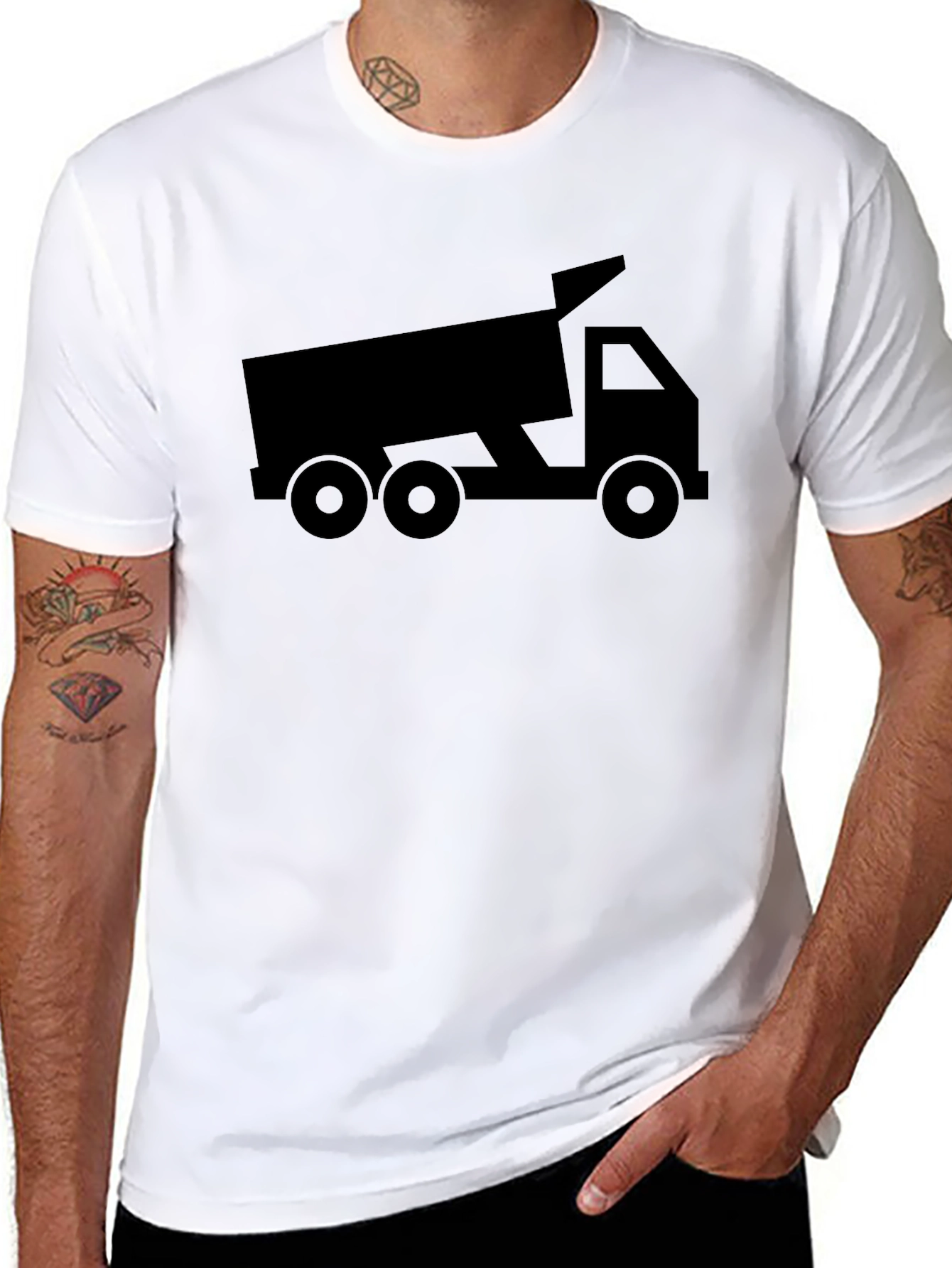 Dump Truck Graphic T-Shirt - Heavy Duty Fun!