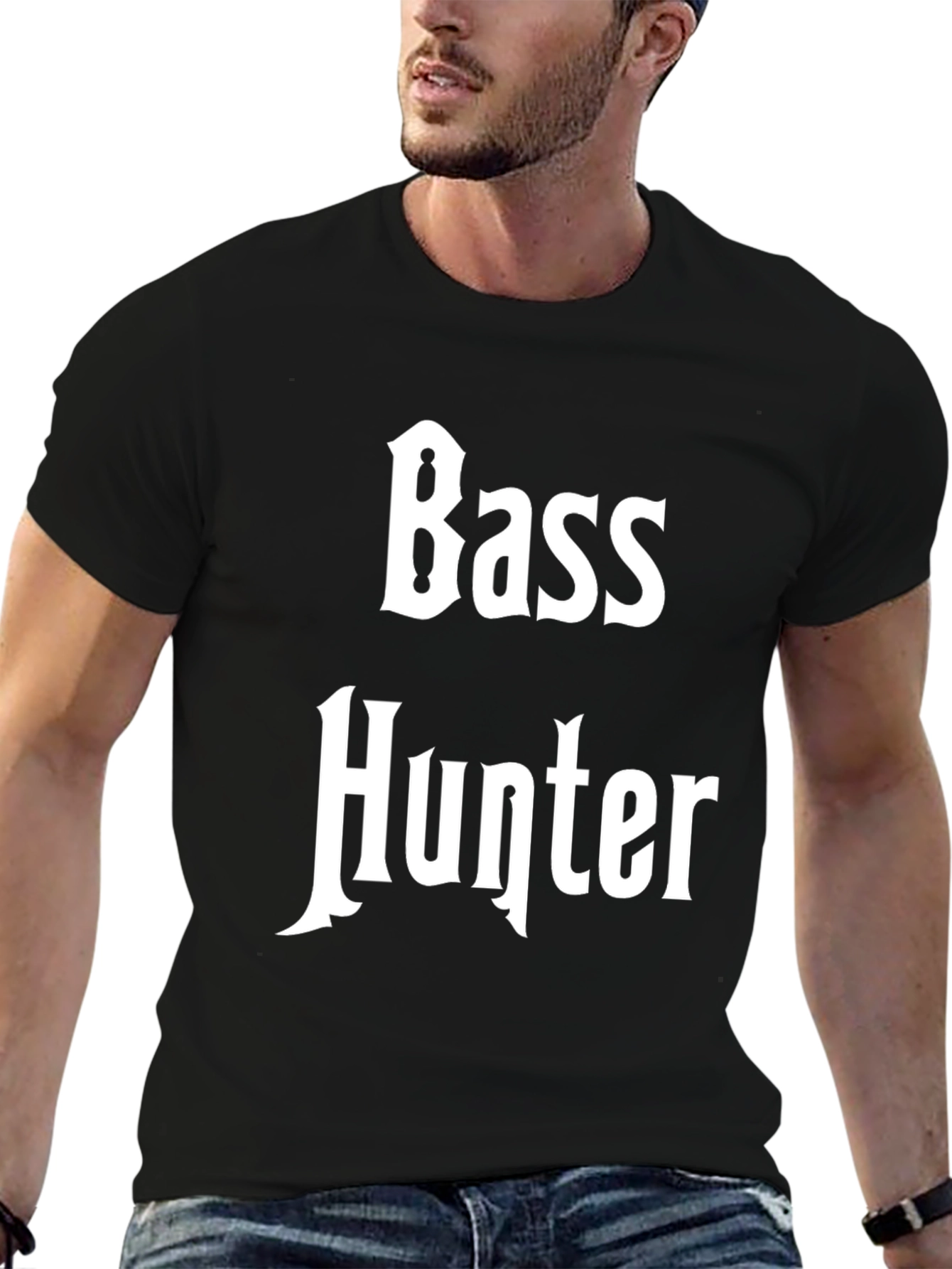 Bass Hunter Graphic Tee - Anglers Gift