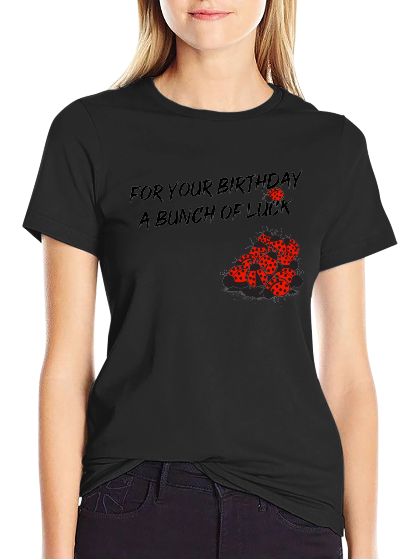 Birthday Luck T-Shirt - Ladybug Graphic Tee